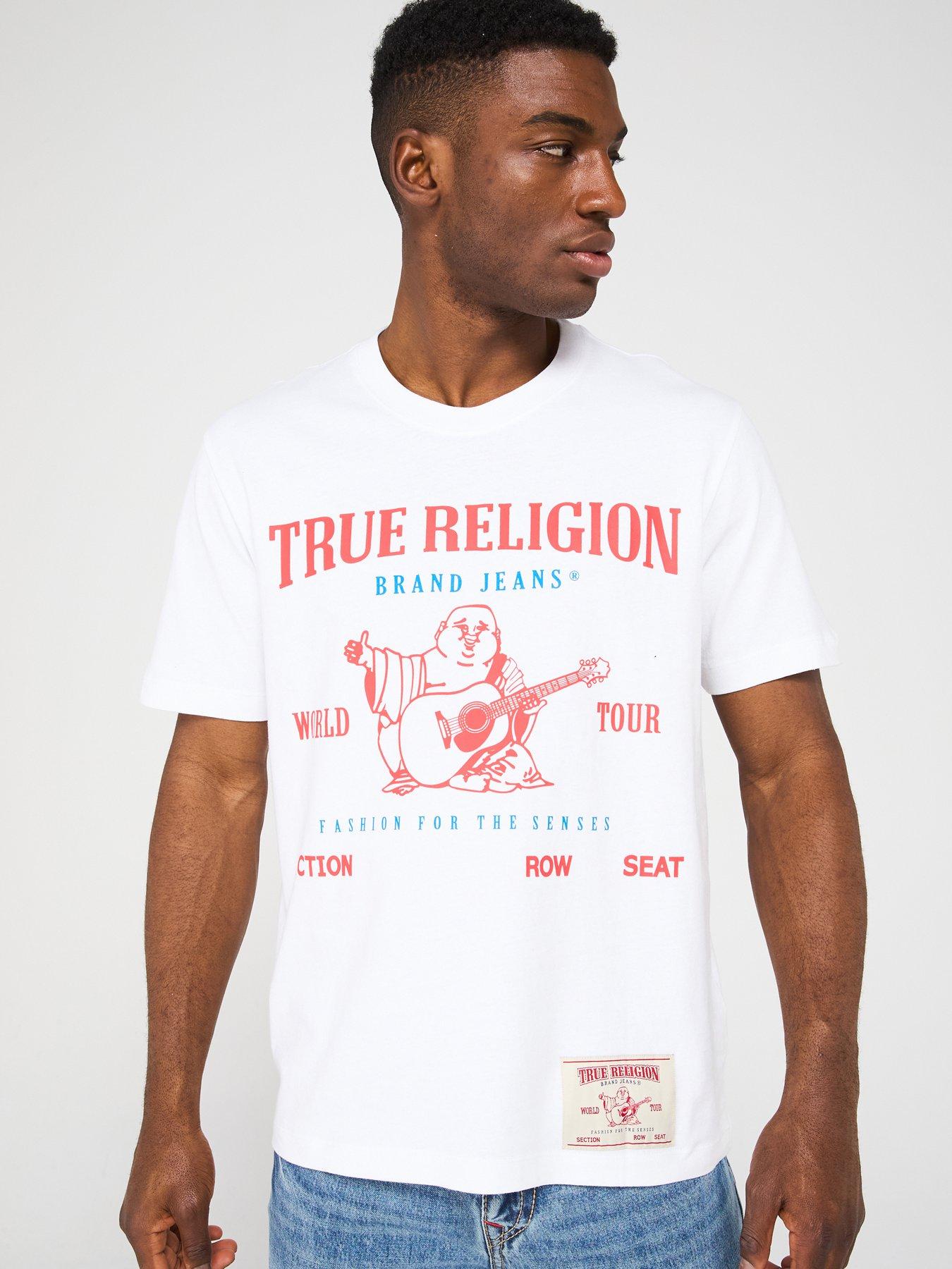  image of true-religion-short-sleeve-graphic-t-shirt-white
