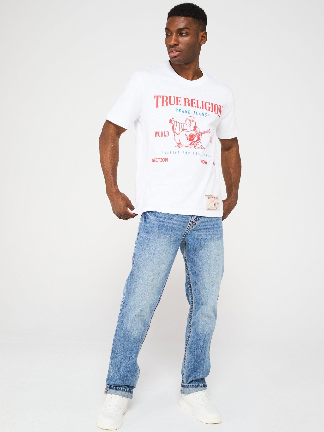  image of true-religion-short-sleeve-graphic-t-shirt-white