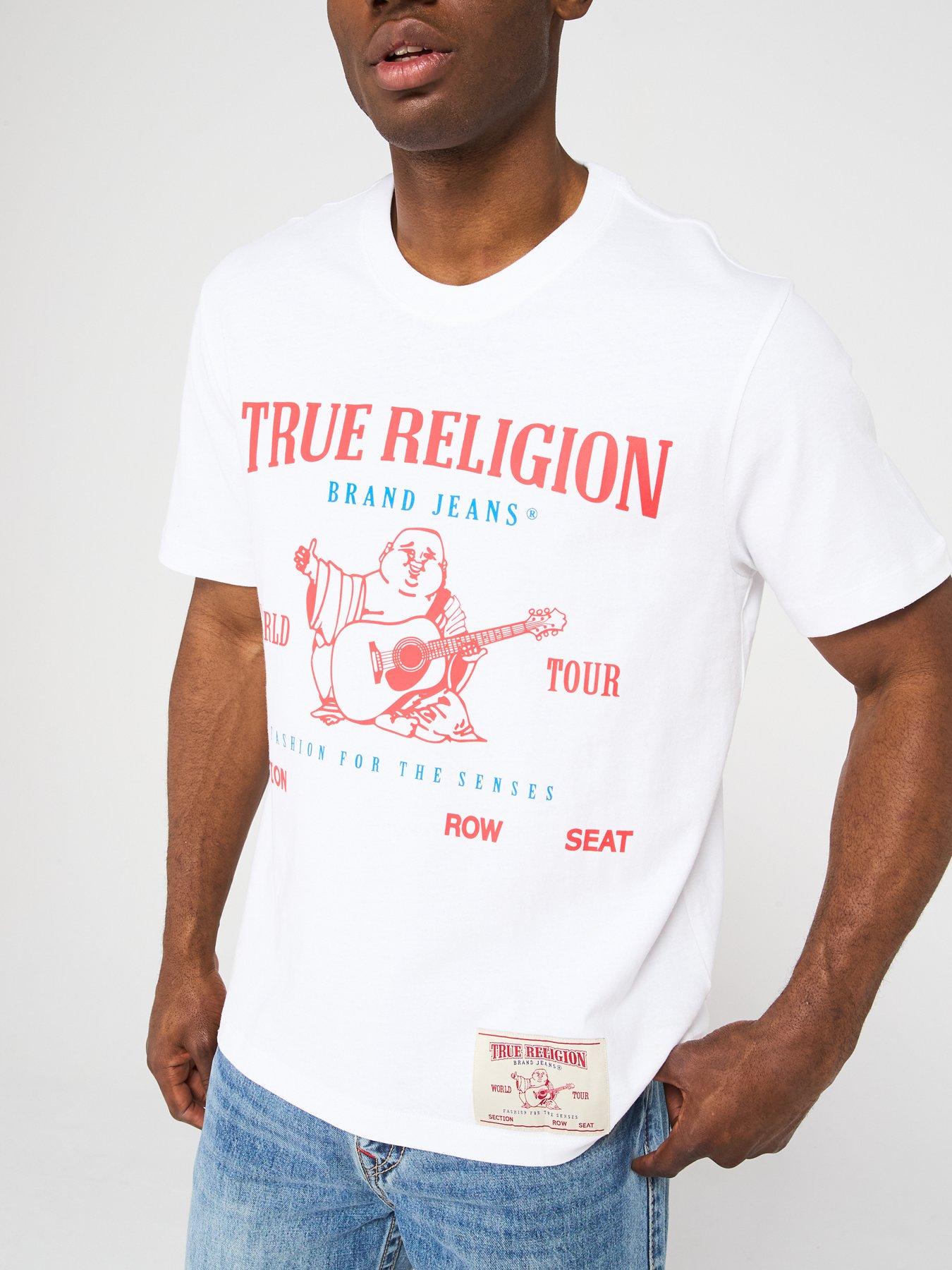  image of true-religion-short-sleeve-graphic-t-shirt-white