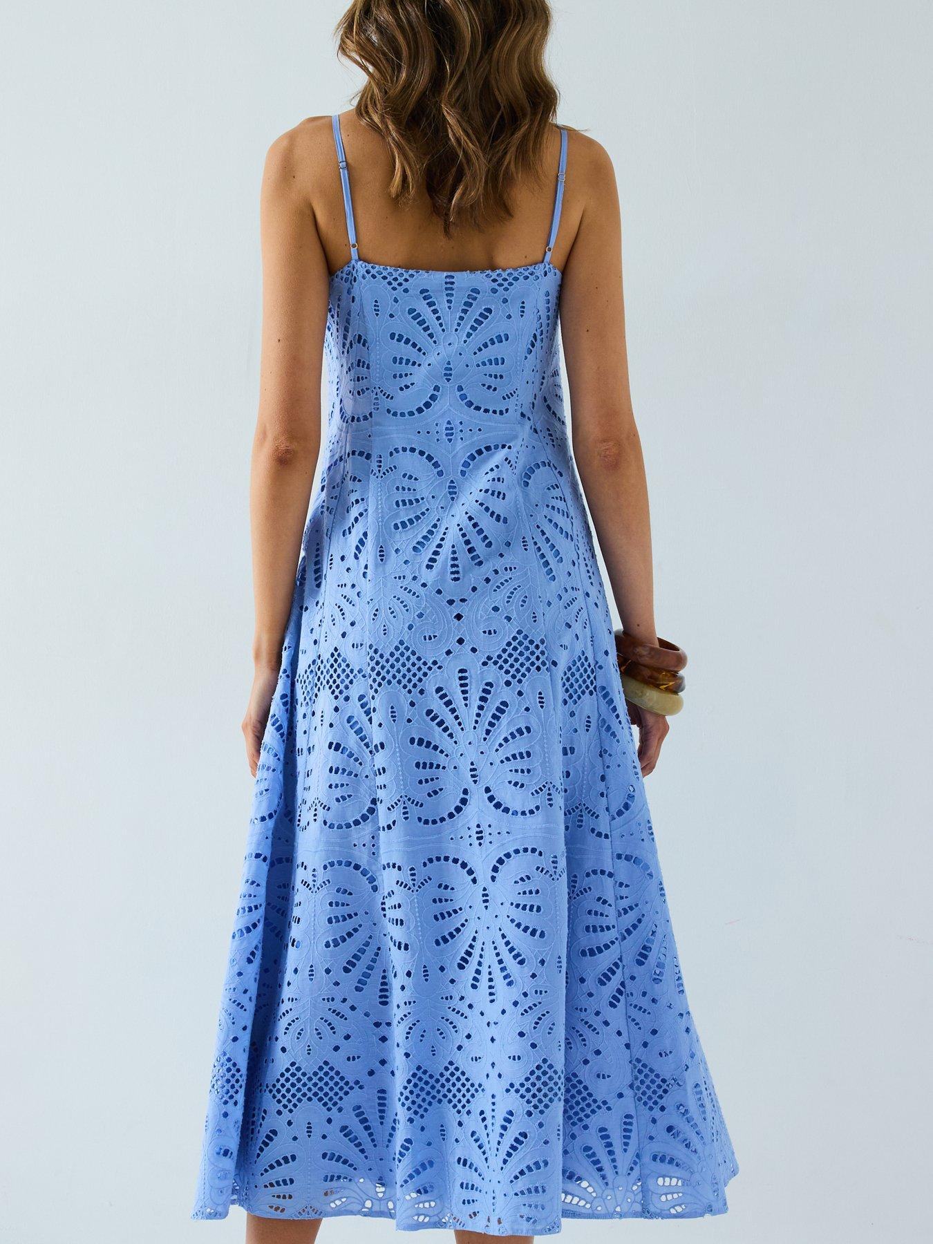  image of forever-new-molly-embroidered-midi-blue