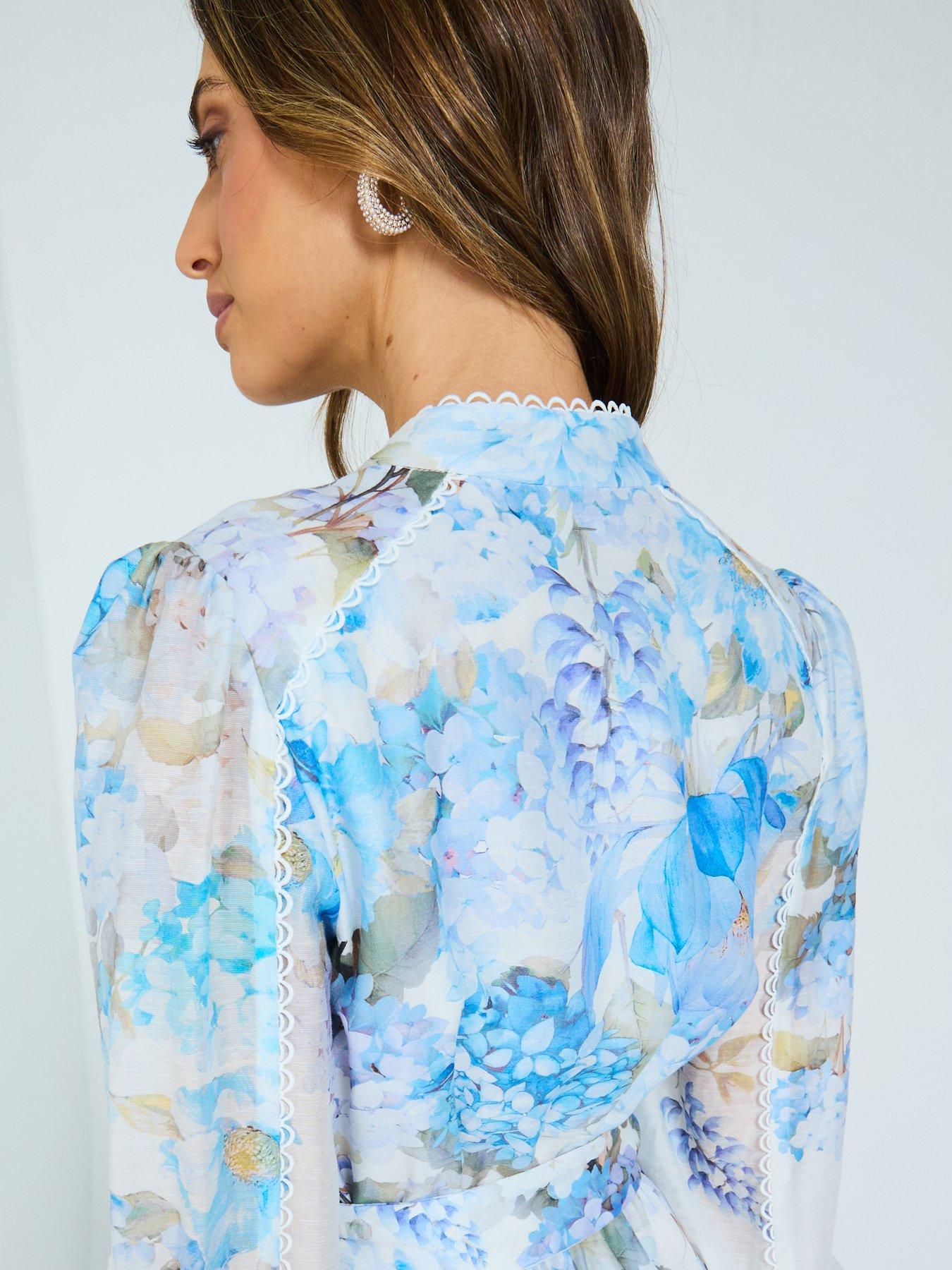 image of forever-new-vienna-trim-detail-skater-blue