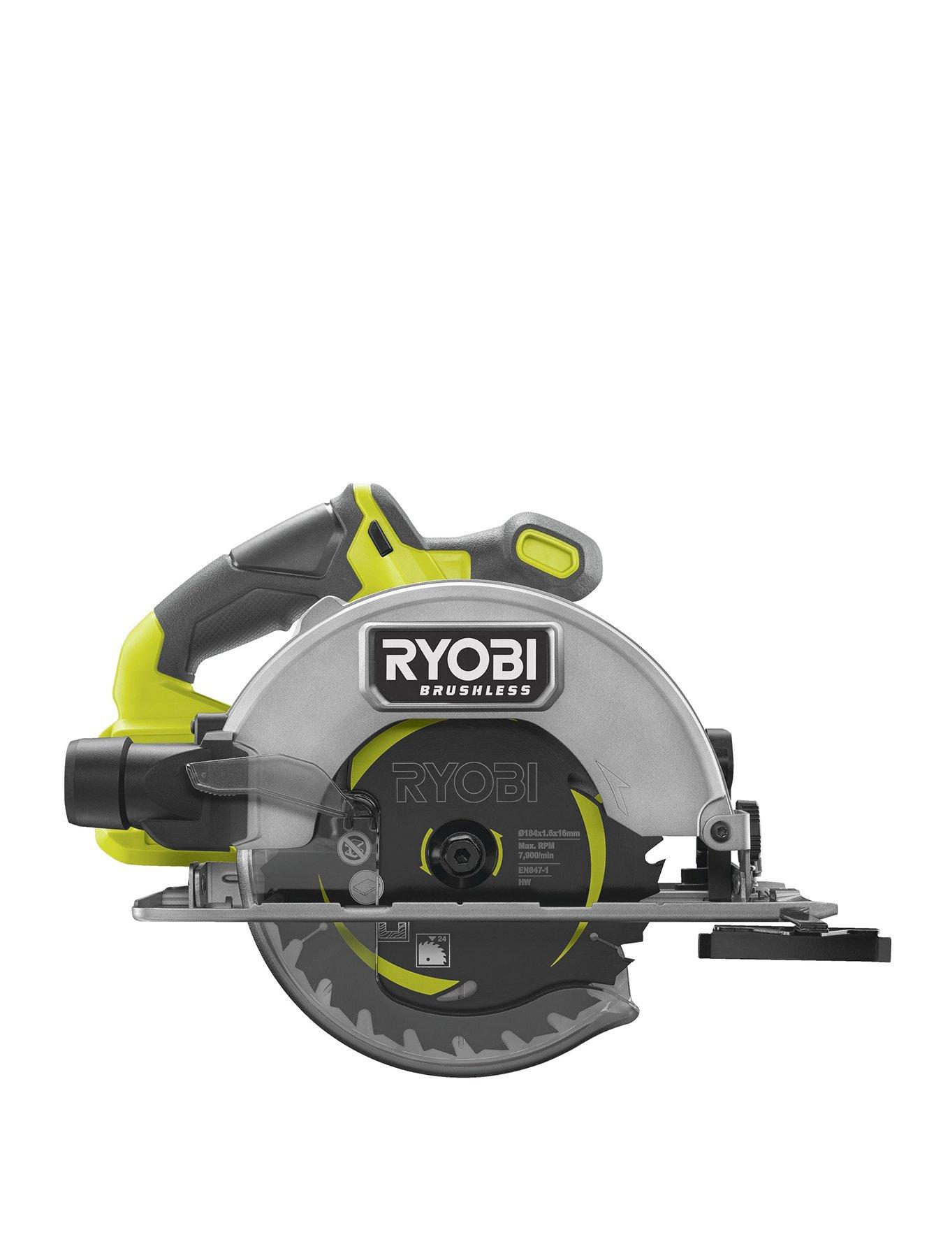  image of ryobi-rcs18bl-0-18v-one-cordless-184mm-brushless-circular-saw-bare-tool