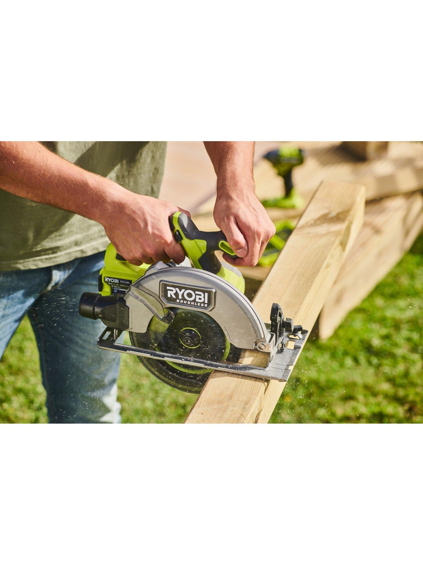  image of ryobi-rcs18bl-0-18v-one-cordless-184mm-brushless-circular-saw-bare-tool