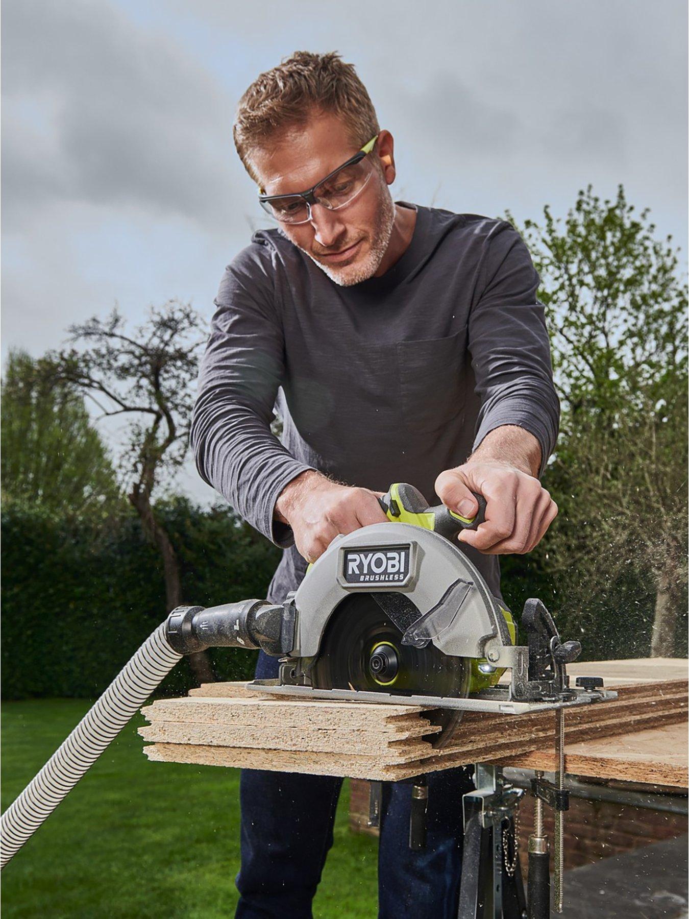  image of ryobi-rcs18bl-0-18v-one-cordless-184mm-brushless-circular-saw-bare-tool