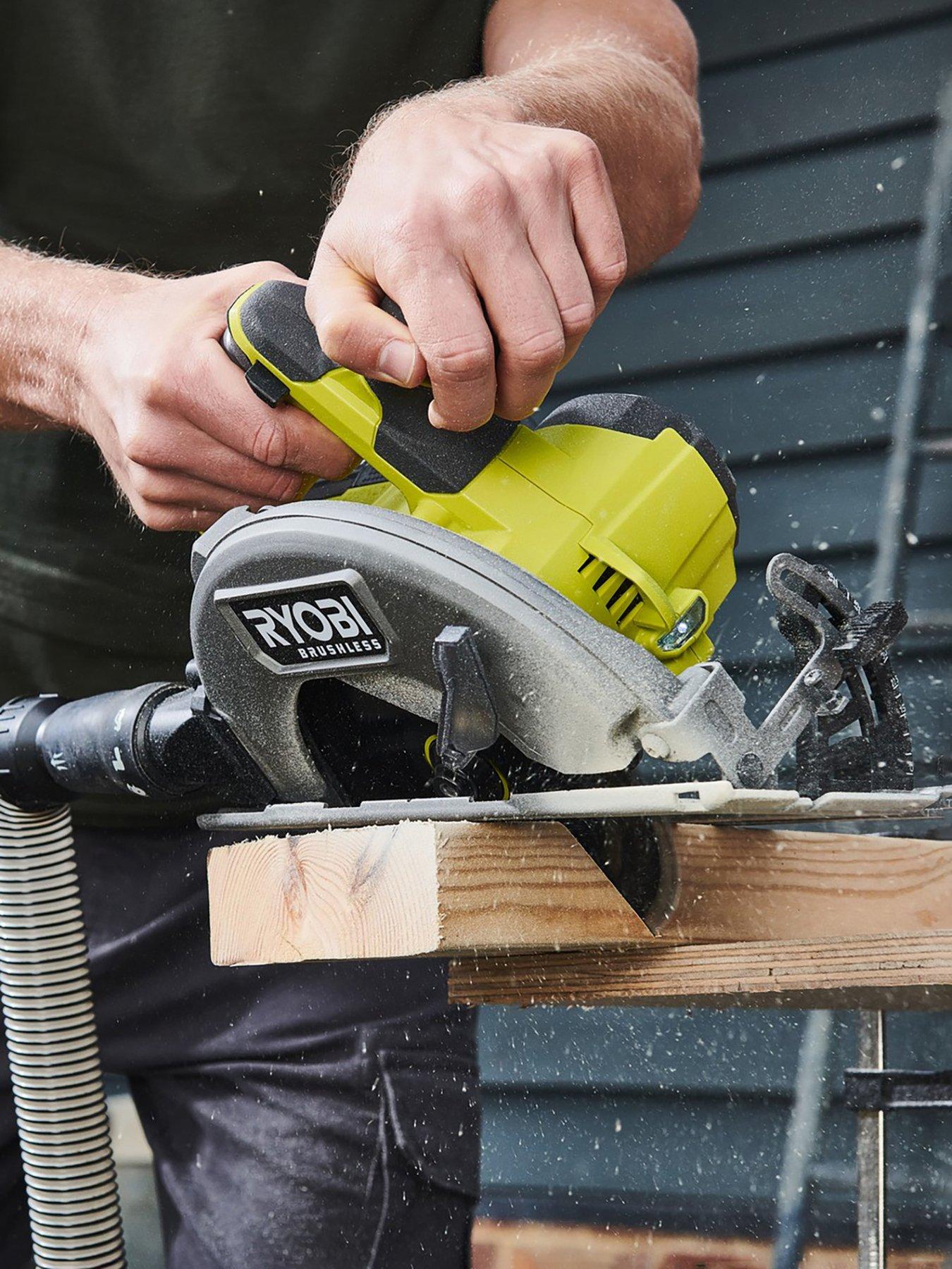  image of ryobi-rcs18bl-0-18v-one-cordless-184mm-brushless-circular-saw-bare-tool