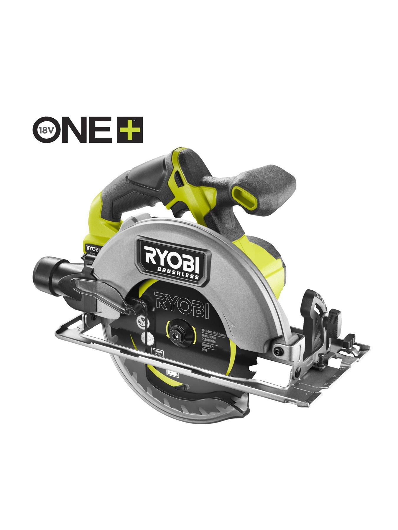 image of ryobi-rcs18bl-0-18v-one-cordless-184mm-brushless-circular-saw-bare-tool