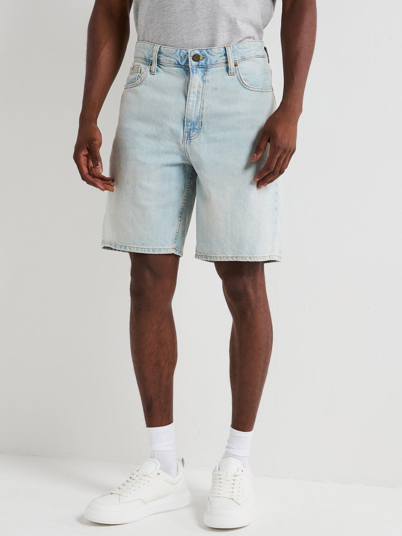 undefined Jeans Regular Denim Shorts-light Blue