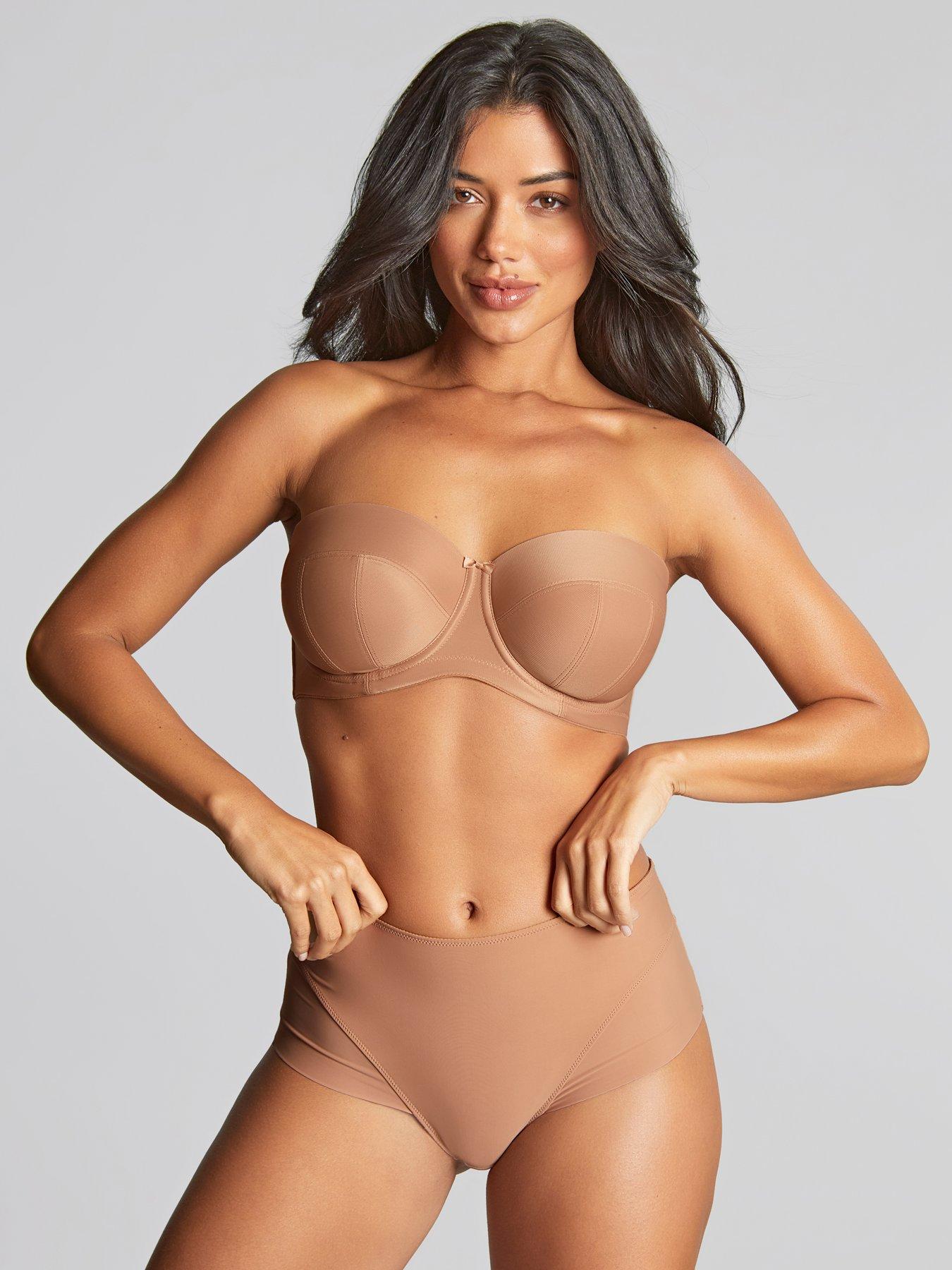 Panache Alice Honey Wired Strapless Bra - Honey