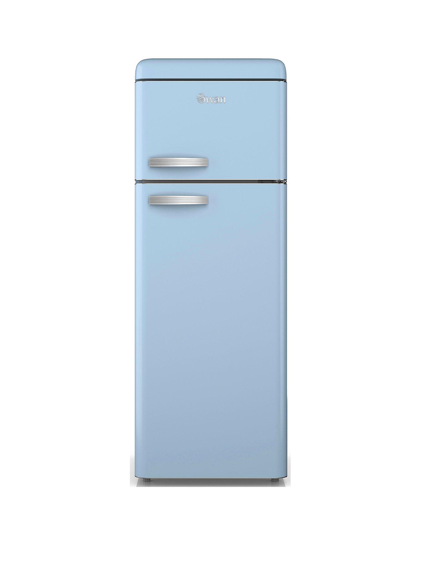 swan-sr11010blne-retro-blue-top-mounted-fridge-freezer-208l