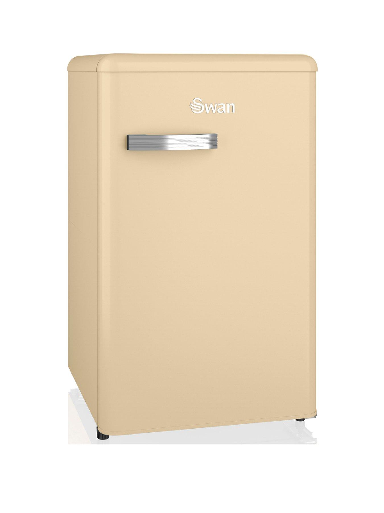  image of swan-sr11035cne-retro-cream-undercounter-fridge-90l