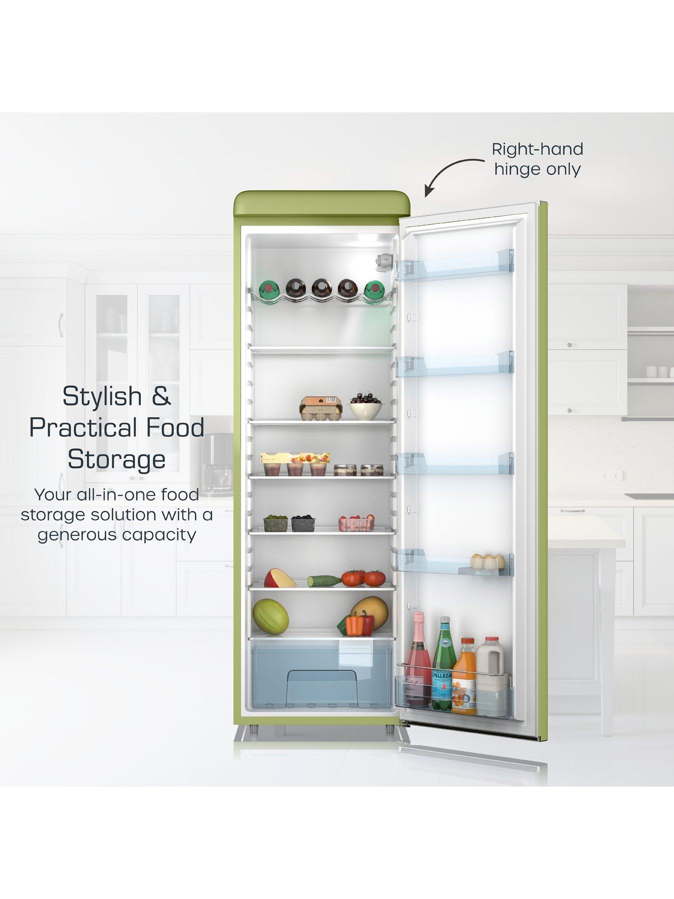 Image 3 of 7 of Swan SR11050GNE Retro Green Larder Fridge 337L