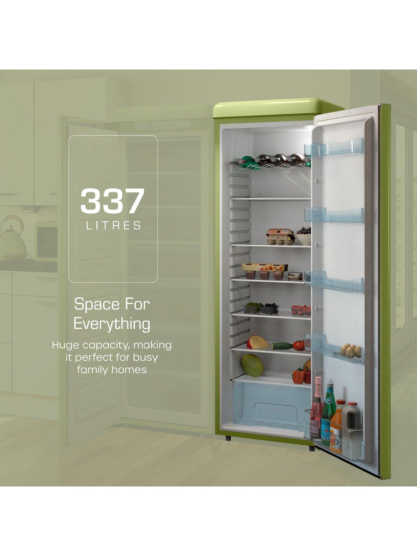 Image 4 of 7 of Swan SR11050GNE Retro Green Larder Fridge 337L