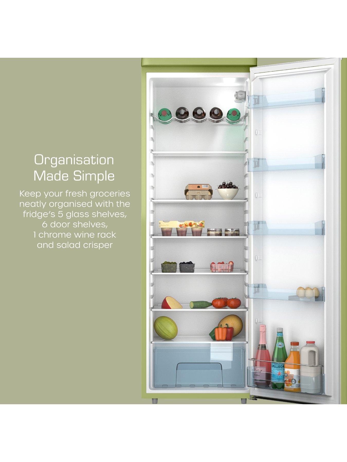 Image 5 of 7 of Swan SR11050GNE Retro Green Larder Fridge 337L