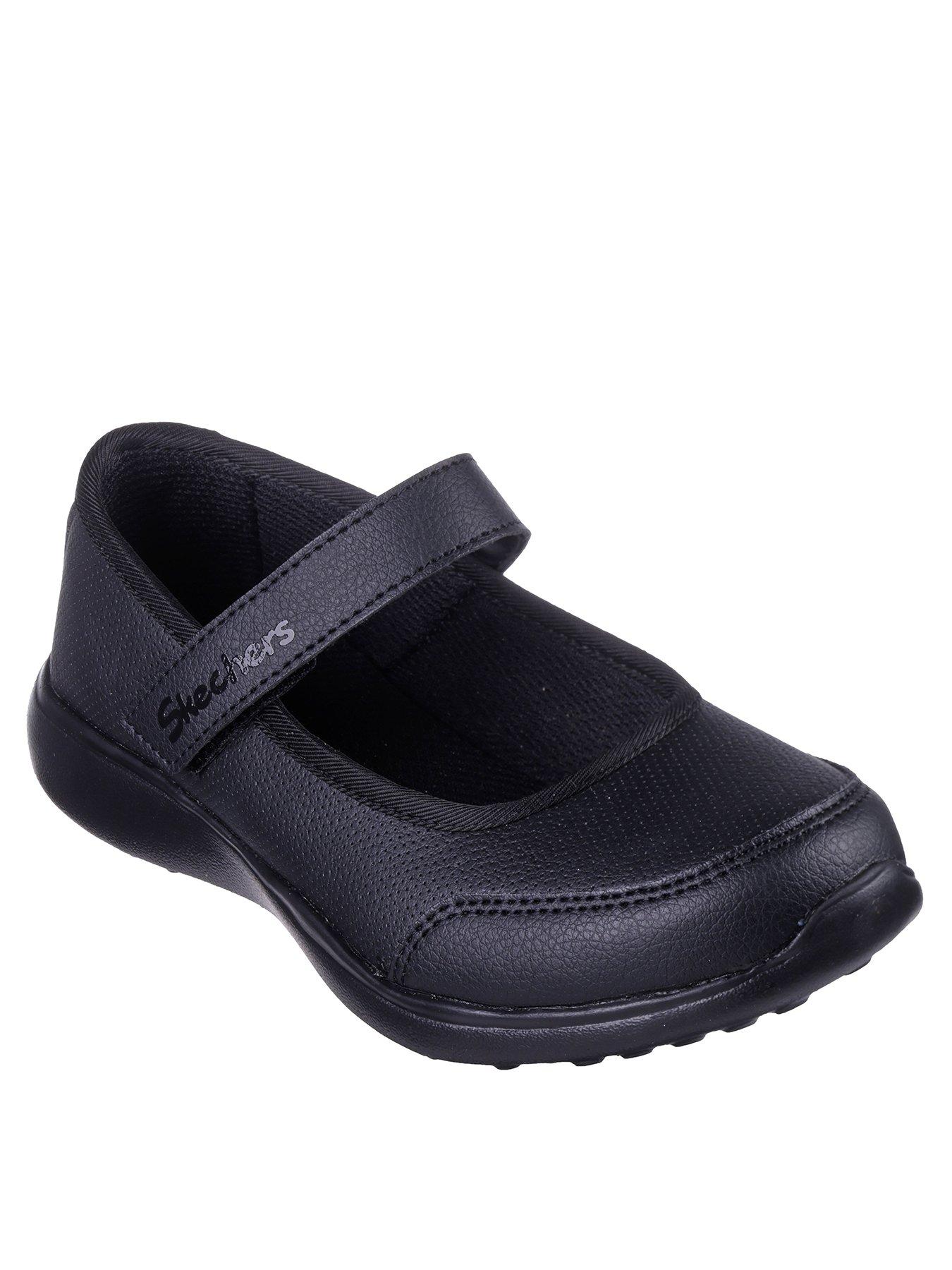 Image 2 of 5 of Skechers Kids Microstrides - Recess Rules Mary Jane Back To School Shoe - Black