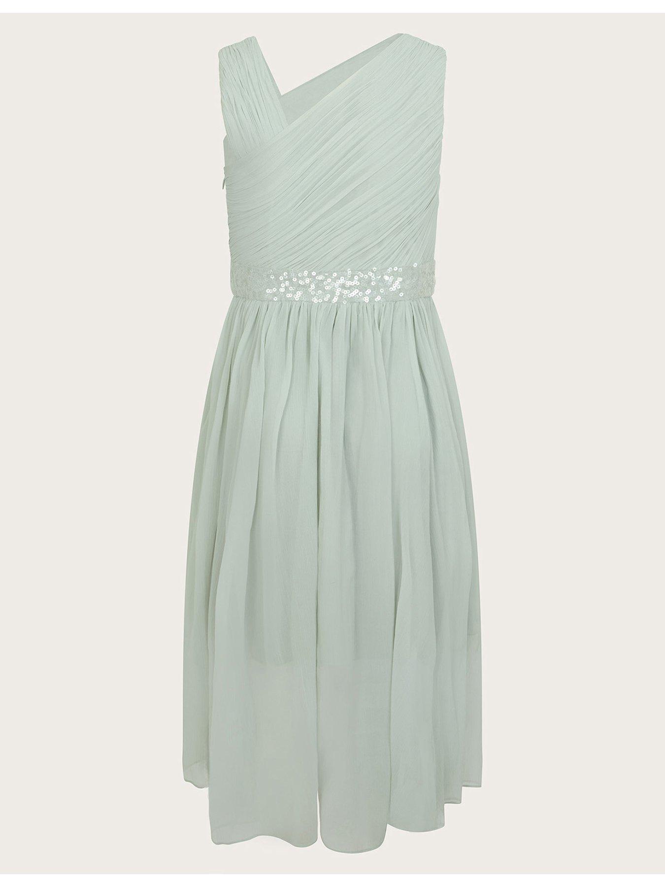  image of monsoon-girls-abigail-1-shoulder-prom-dress-sage