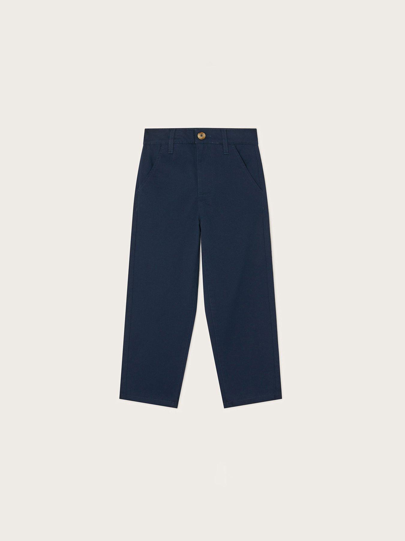  image of monsoon-boys-pull-on-chinos-navy