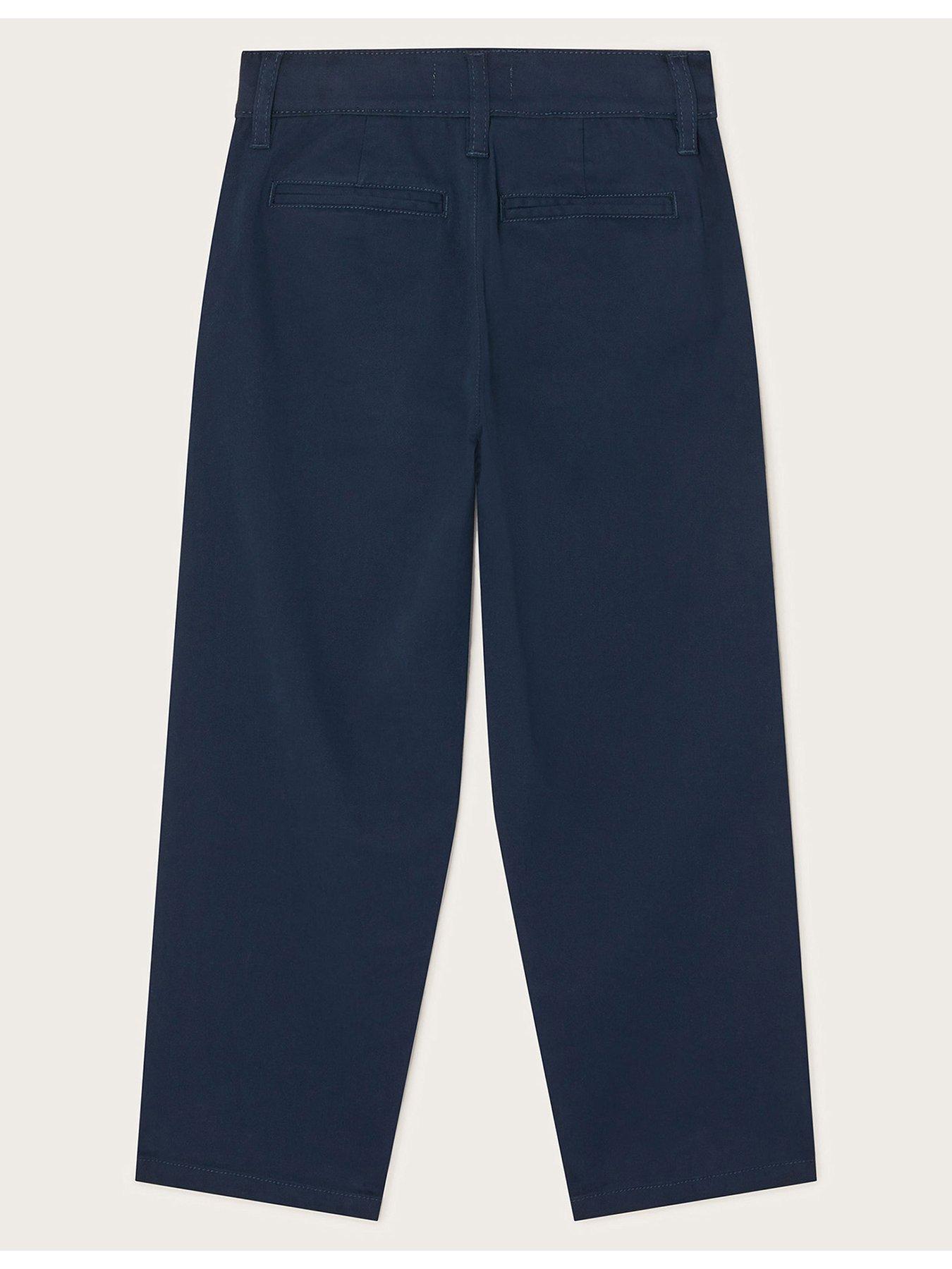  image of monsoon-boys-pull-on-chinos-navy