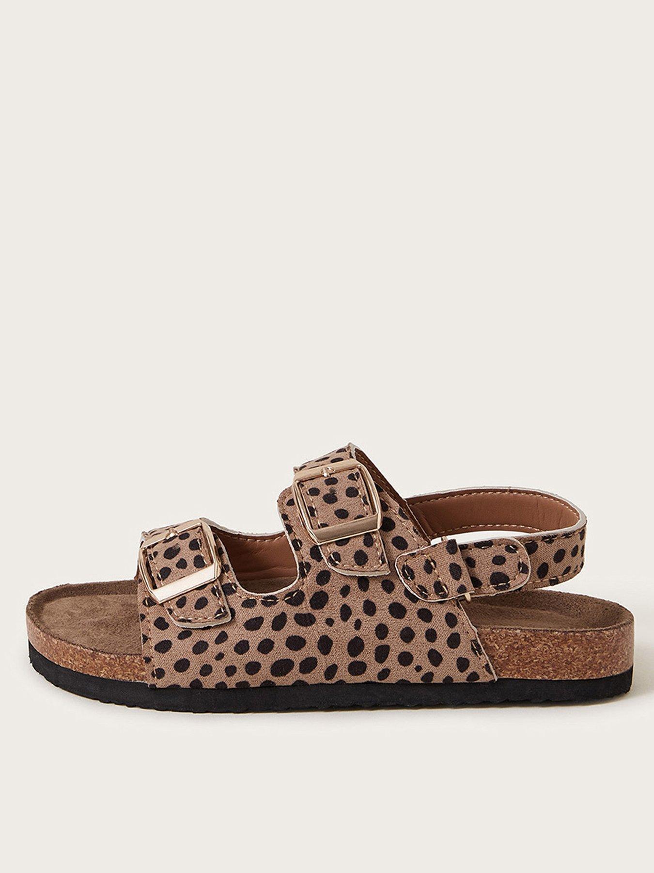 monsoon-girls-leopard-sliders-with-buckle-brown