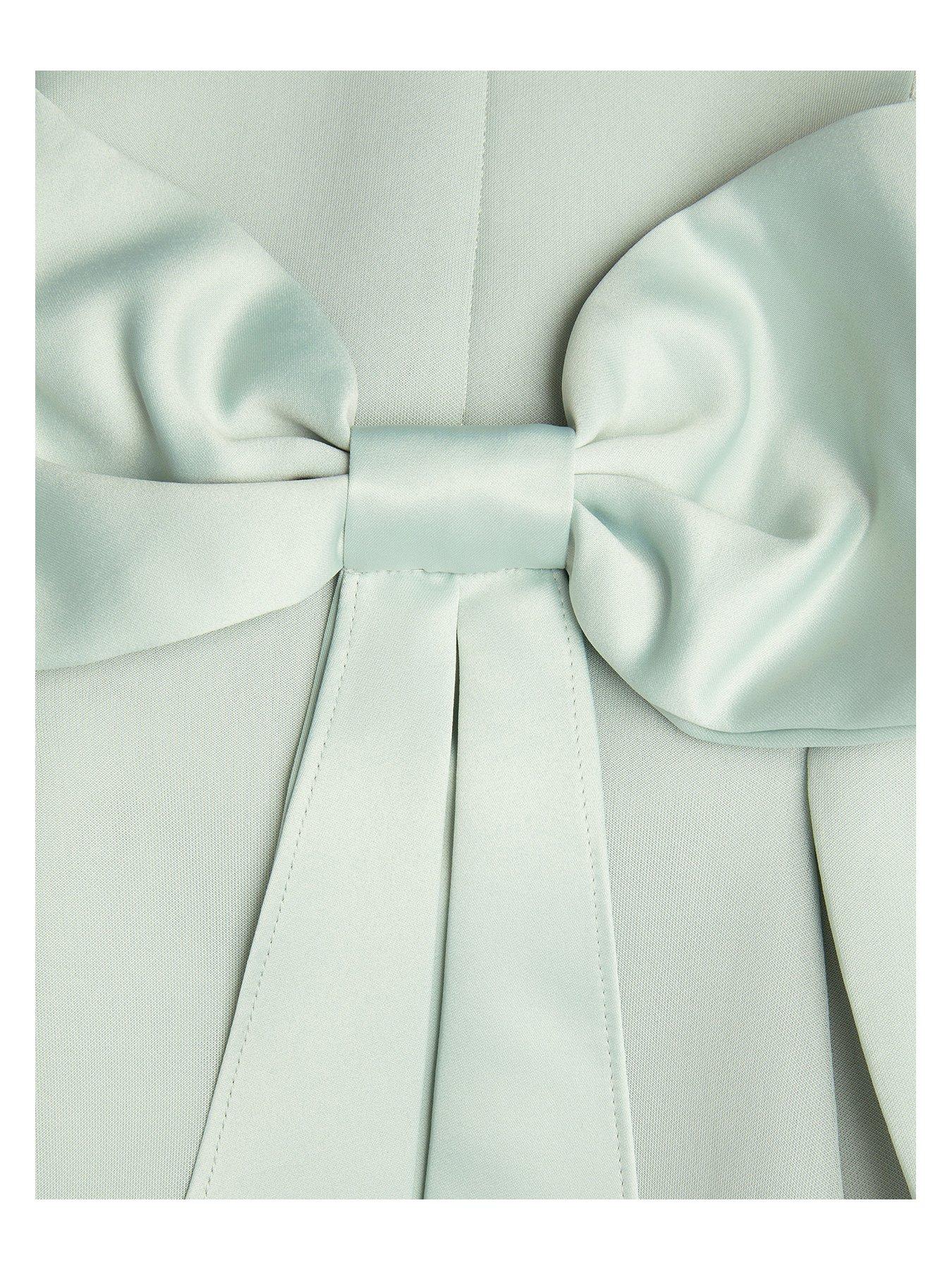  image of monsoon-baby-girls-molly-scuba-bridesmaid-dress-sage
