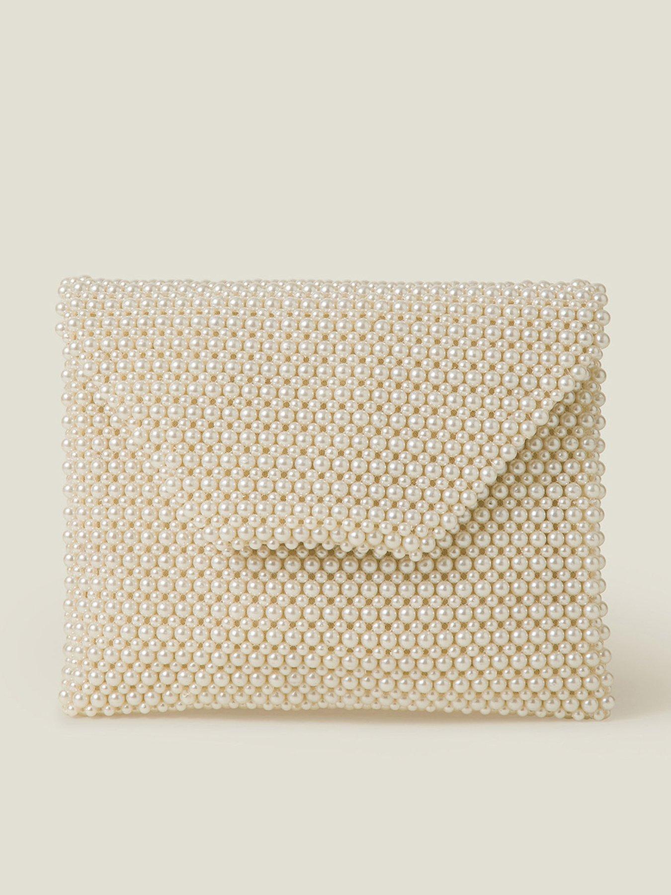 undefined Bridal Pearl Envelope - Ivory