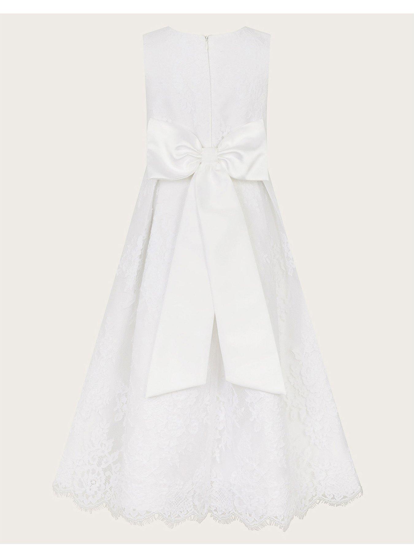  image of monsoon-girls-lola-lace-communion-maxi-dress-white