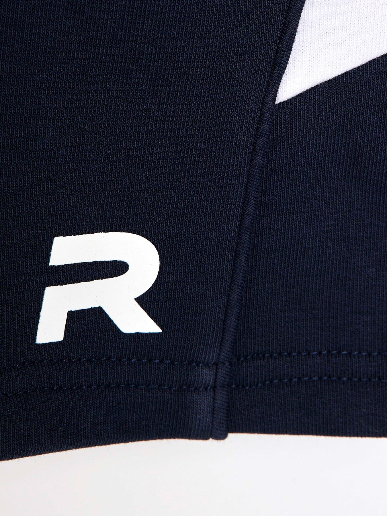  image of river-island-mini-mini-boys-piped-t-shirt-and-shorts-set-navy