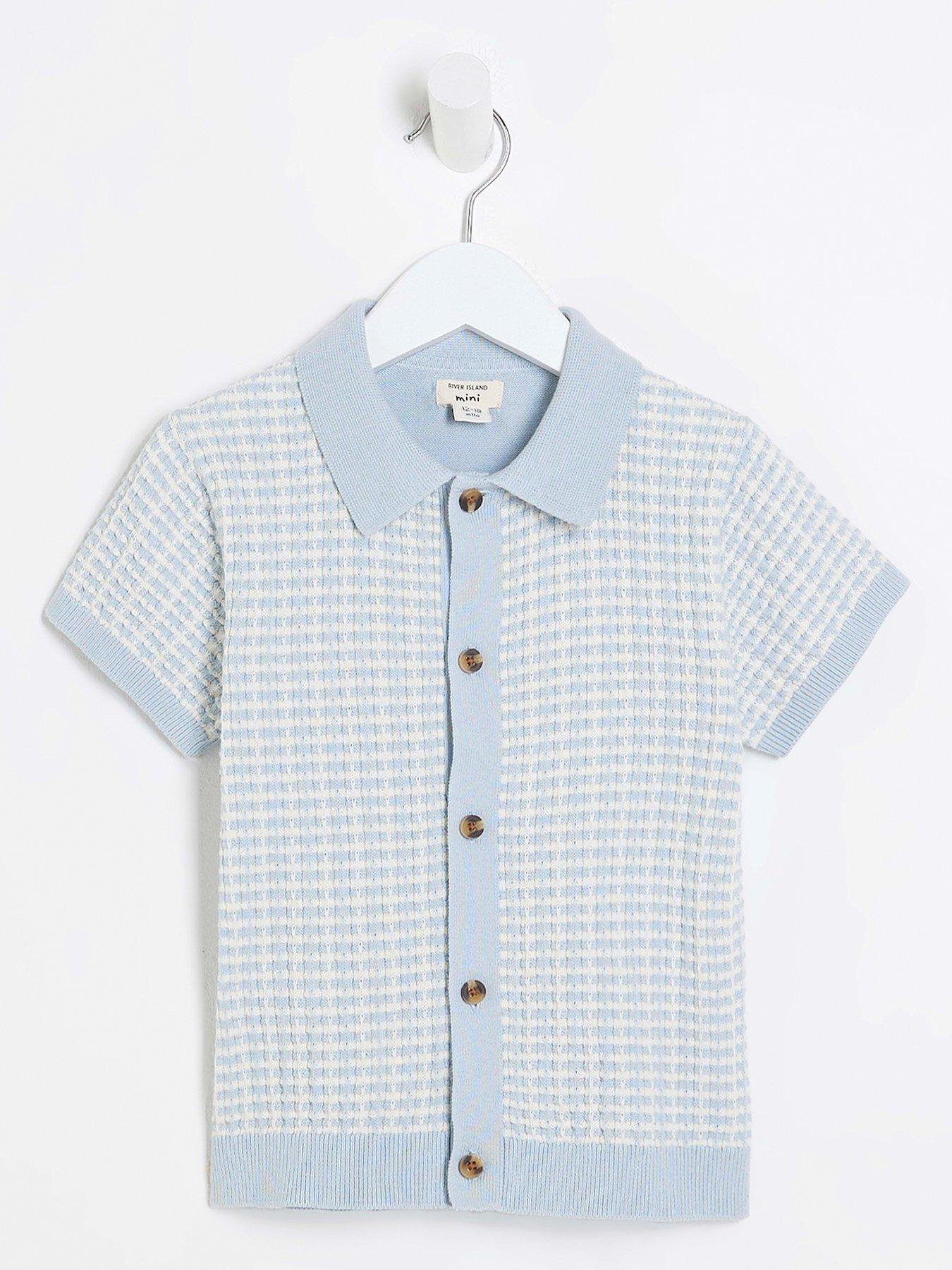 river-island-mini-boys-textured-revere-polo-shirt-blue