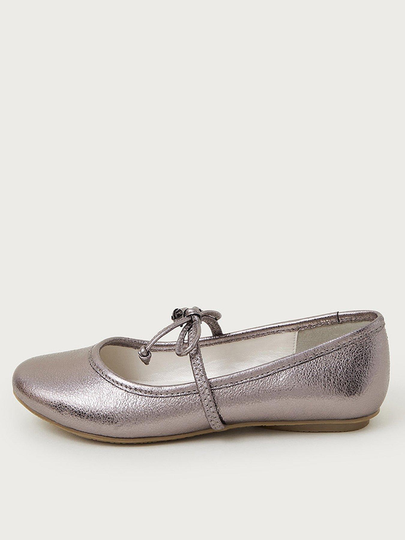 monsoon-girls-thin-bow-ballerina-flats-silver