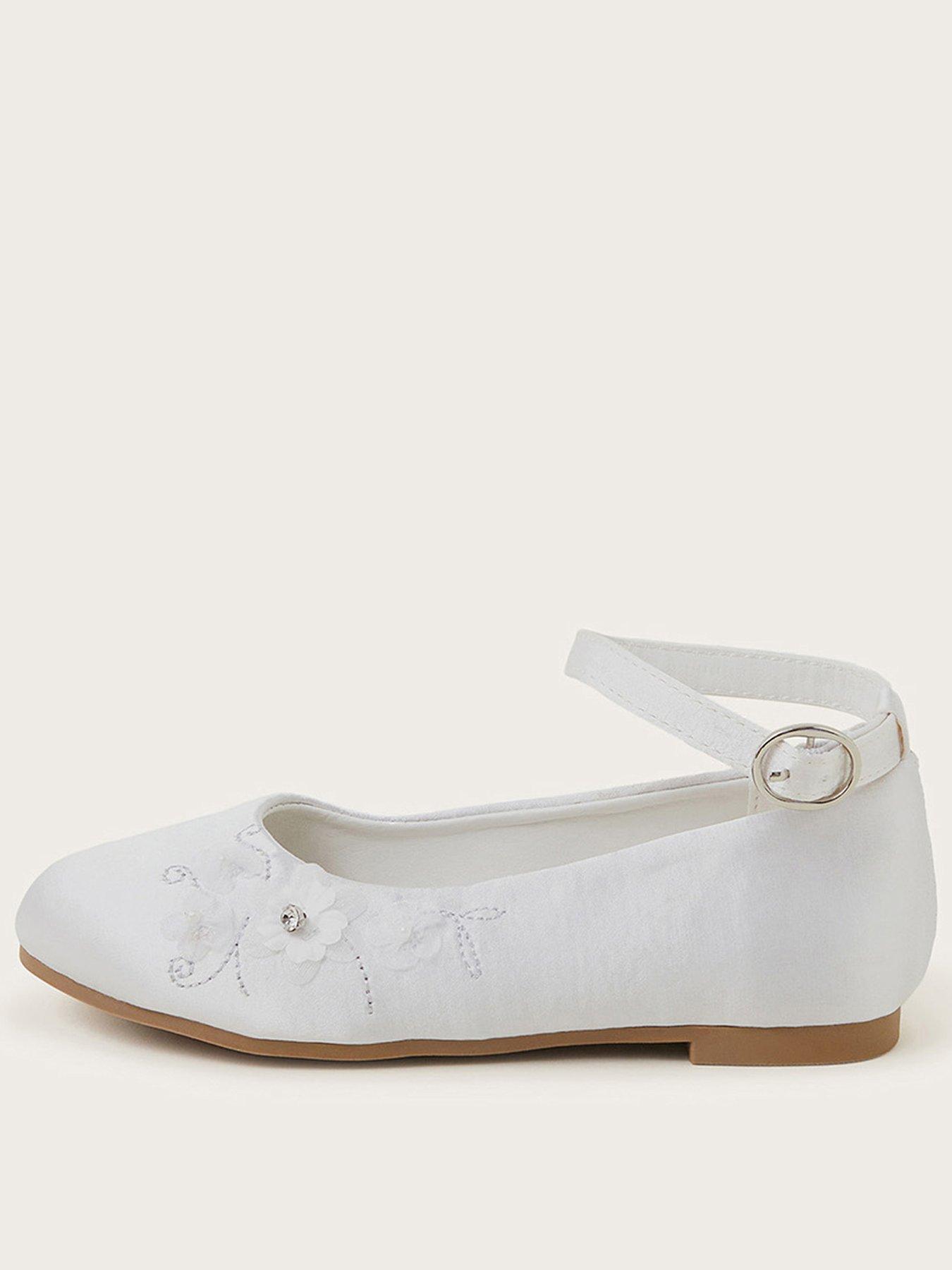 monsoon-girls-communion-pompom-flower-ballerina-flats-white