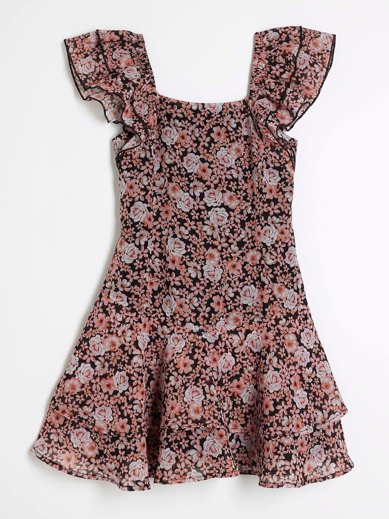 river-island-girls-floral-skater-dress-black