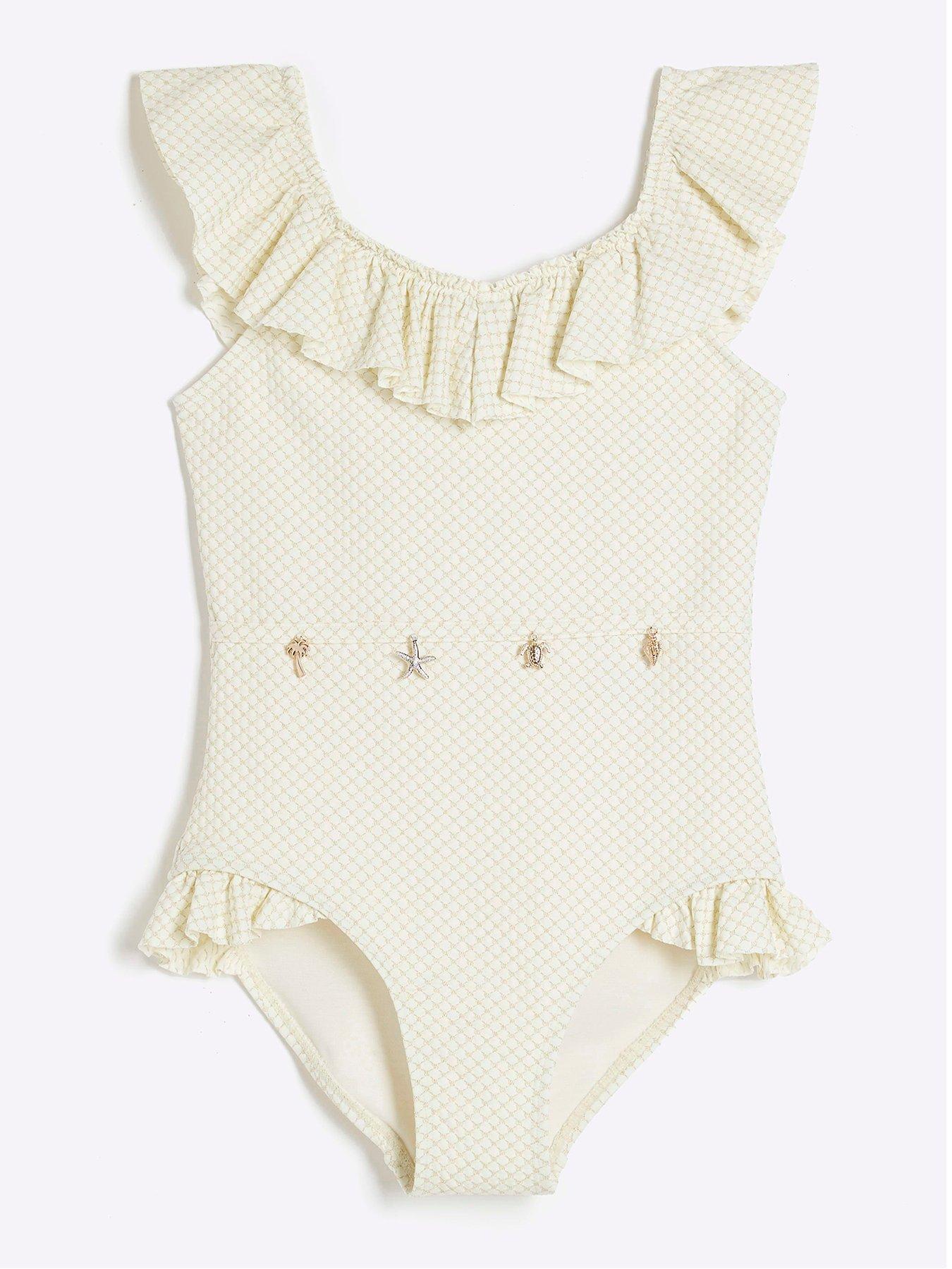 river-island-frilled-charm-belt-swimsuit-cream