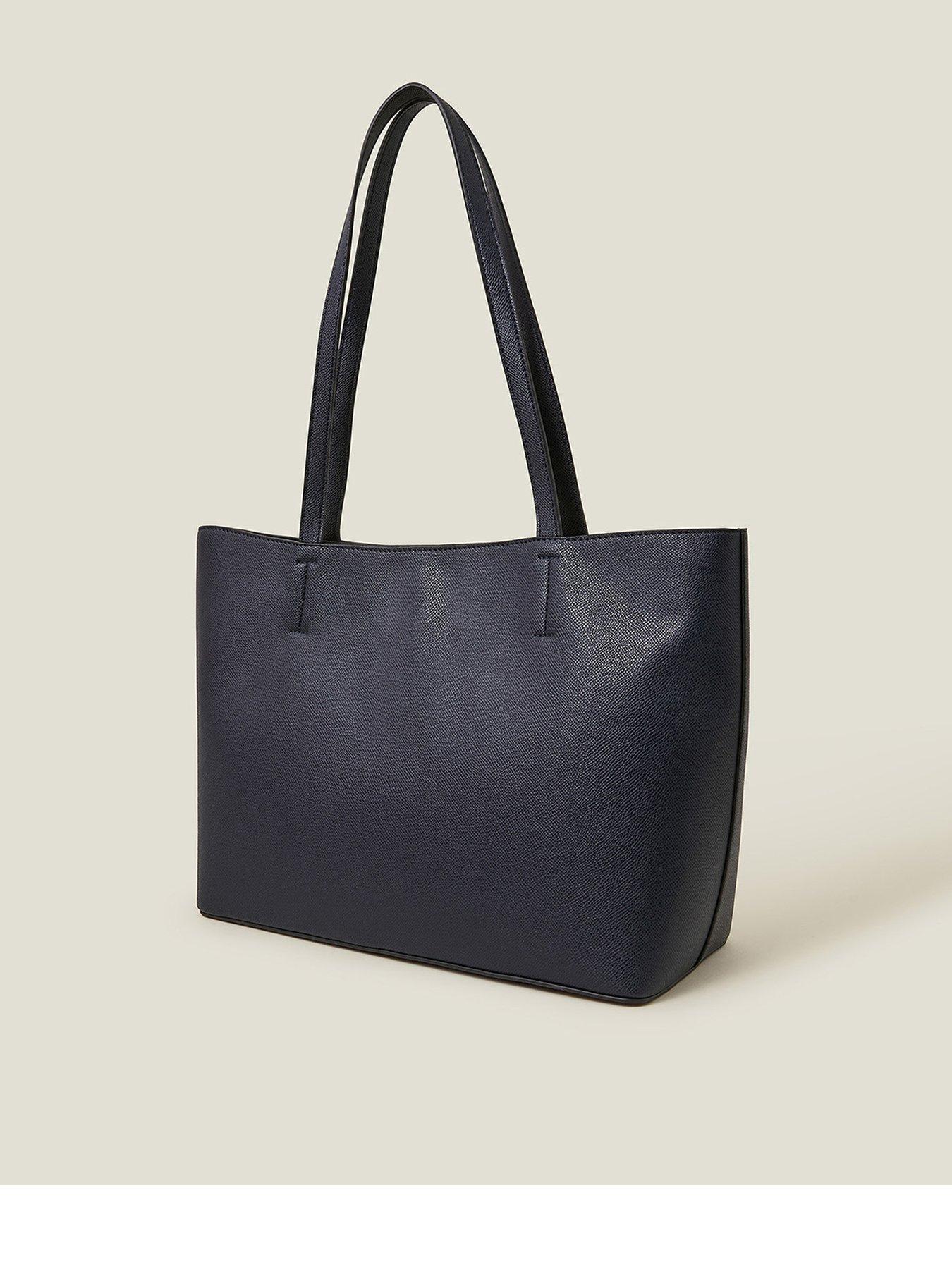  image of accessorize-daisy-tote-bag-navy