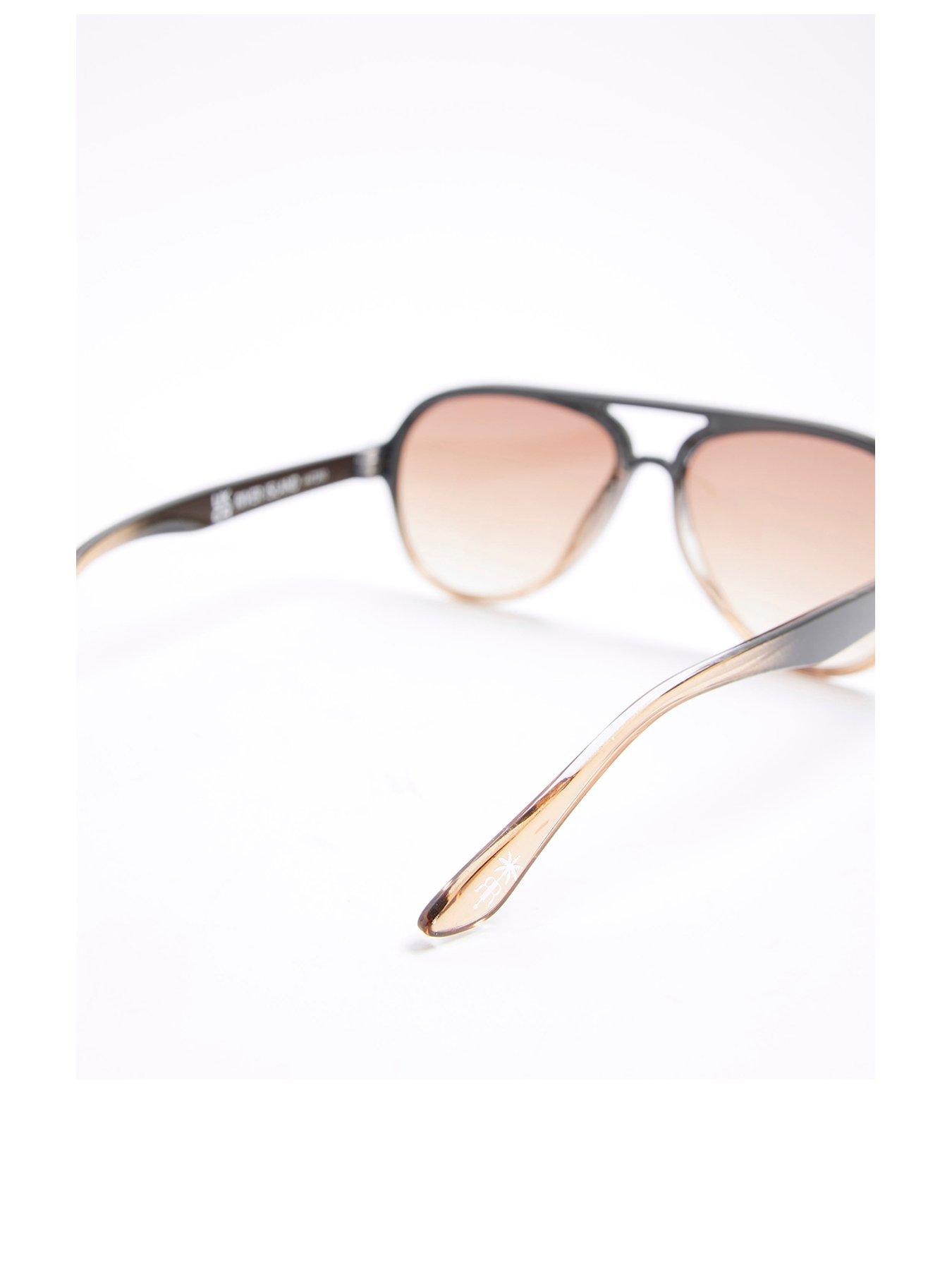  image of river-island-boys-ombre-aviator-sunglasses-black