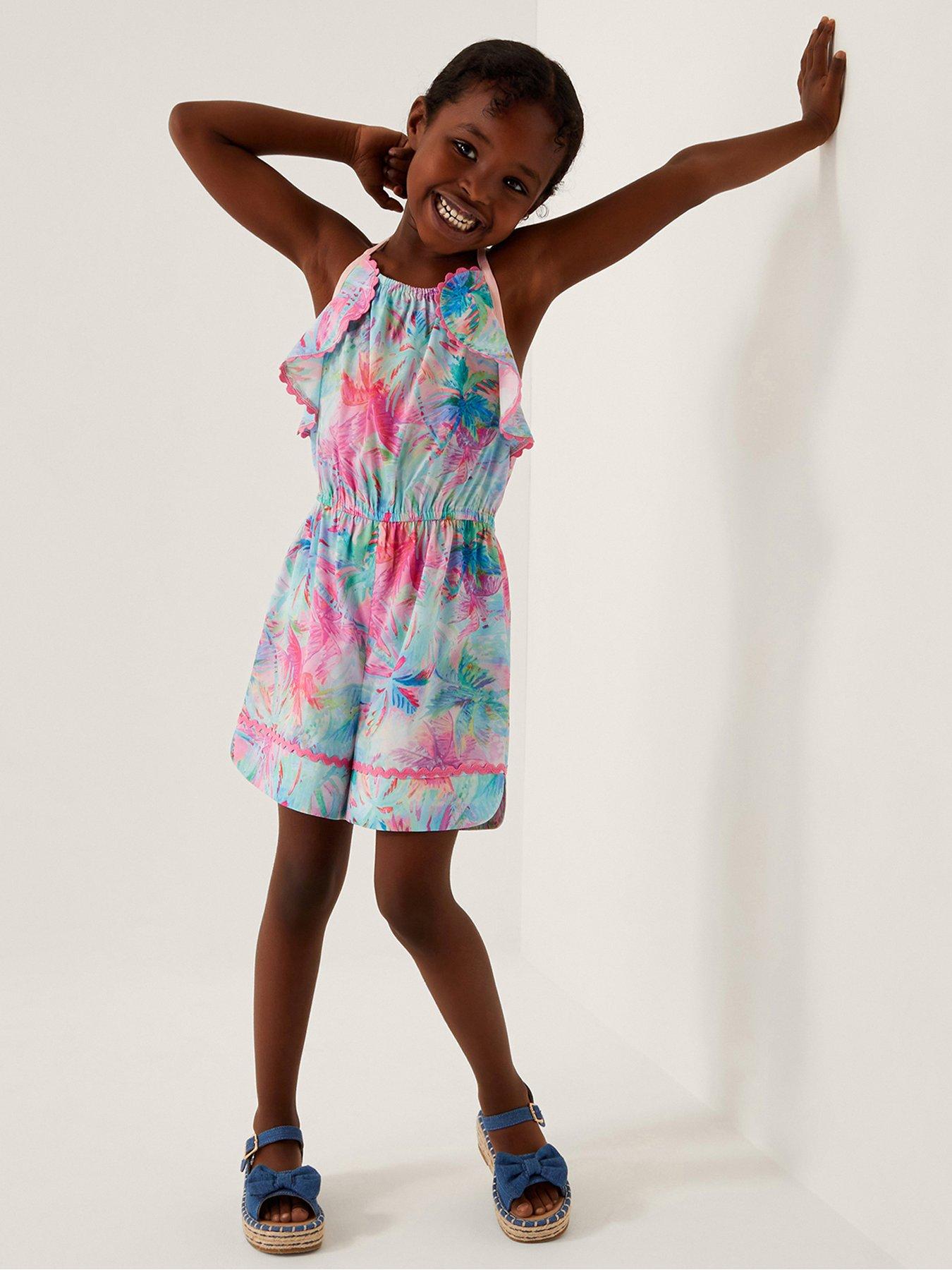 monsoon-girls-splash-print-frill-playsuit-turquoise