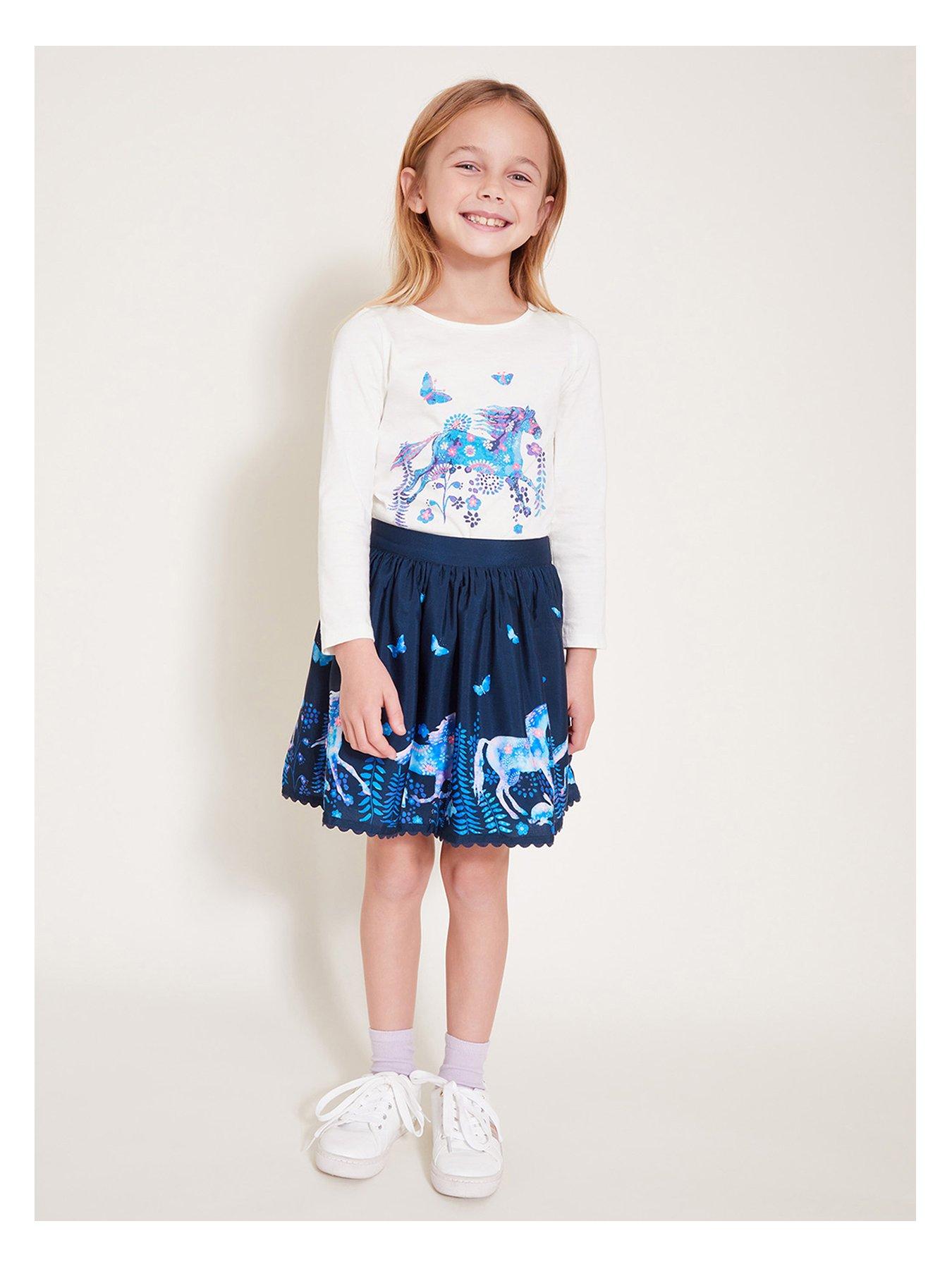 monsoon-girls-horse-print-skirt-navy