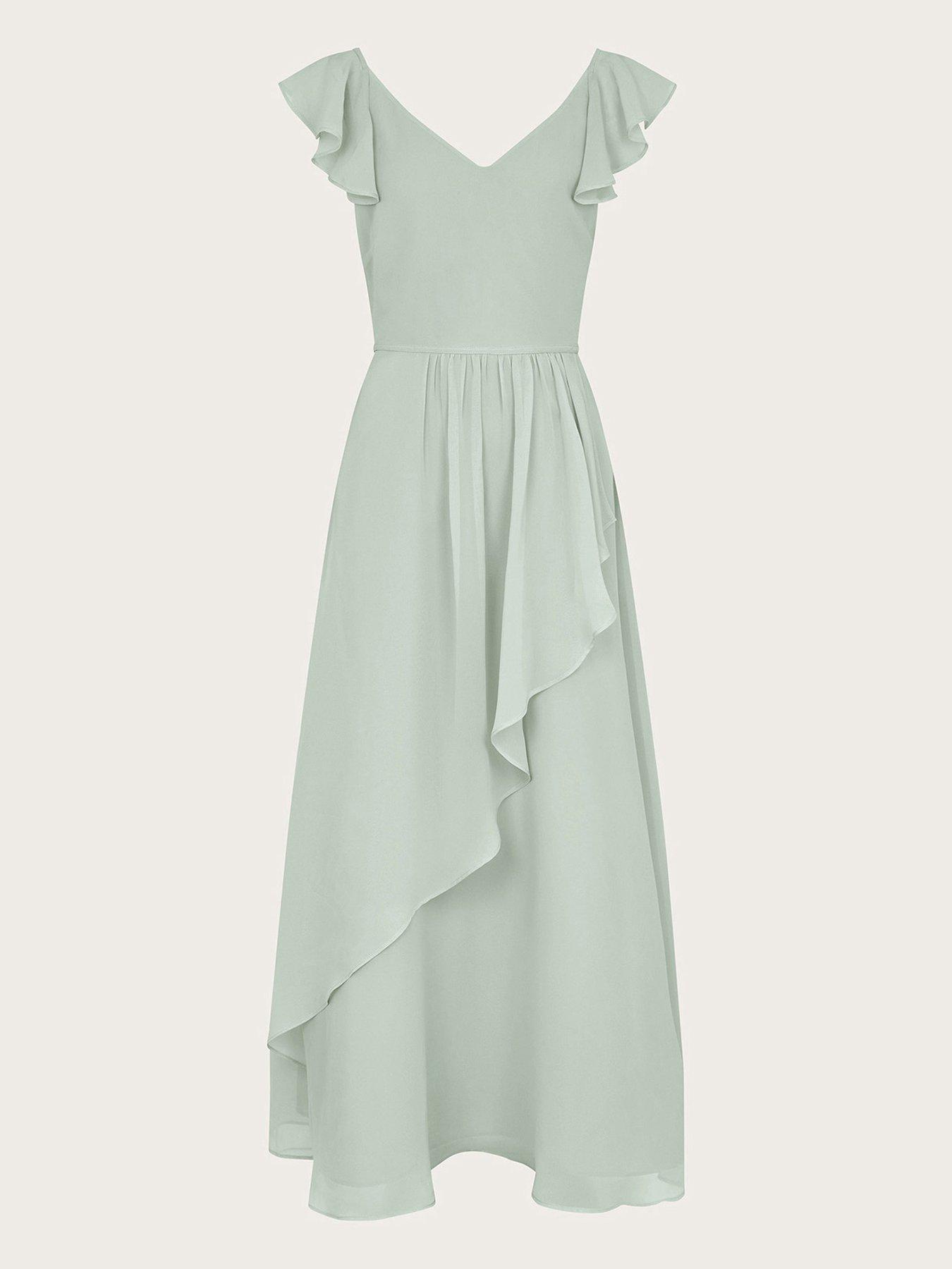  image of monsoon-girls-indie-tie-back-prom-dress-sage