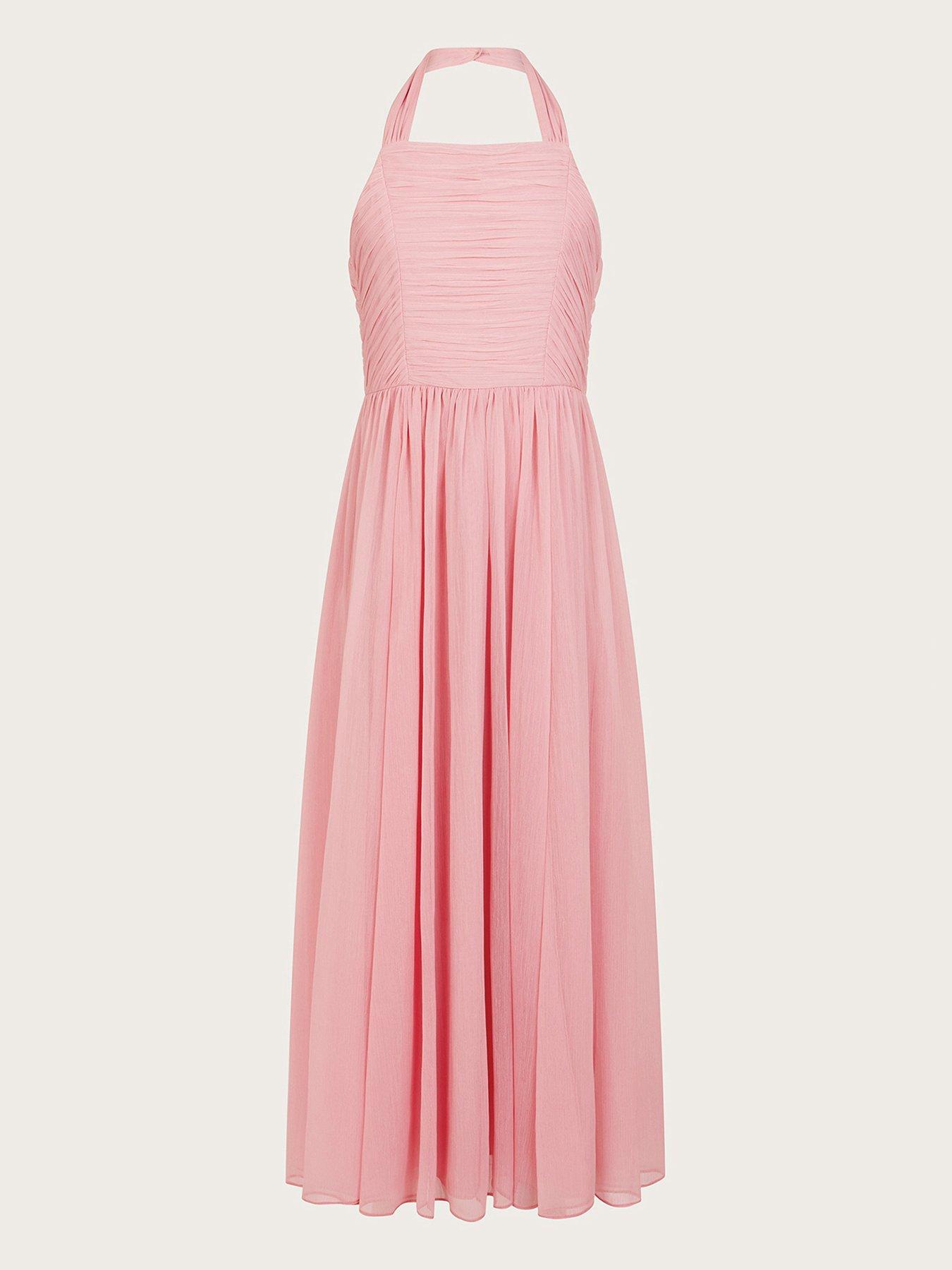 undefined Girls Ayo Halter Maxi Prom Dress - Pink