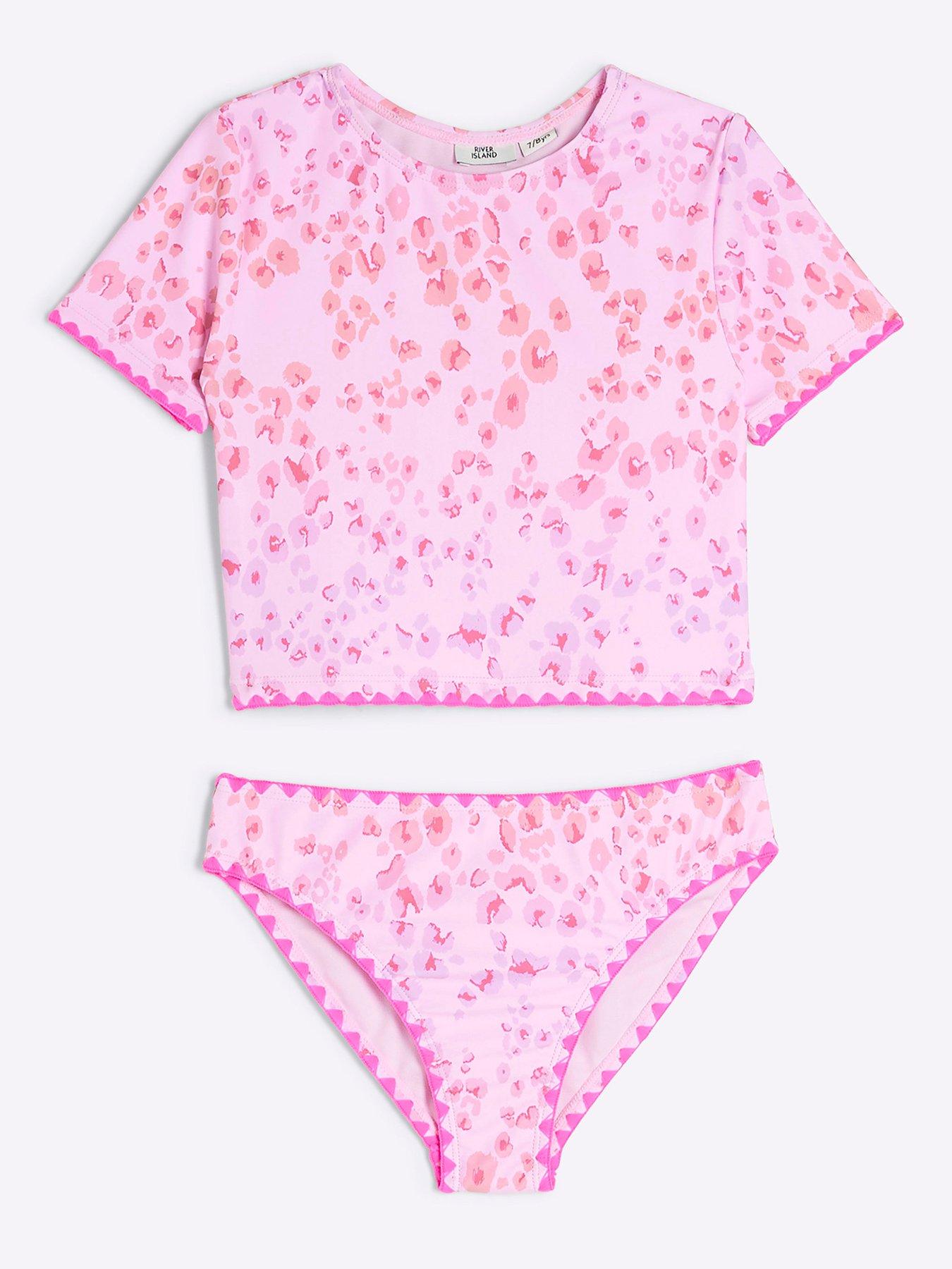 river-island-girls-leopard-print-t-shirt-bikini-set-bright-pink