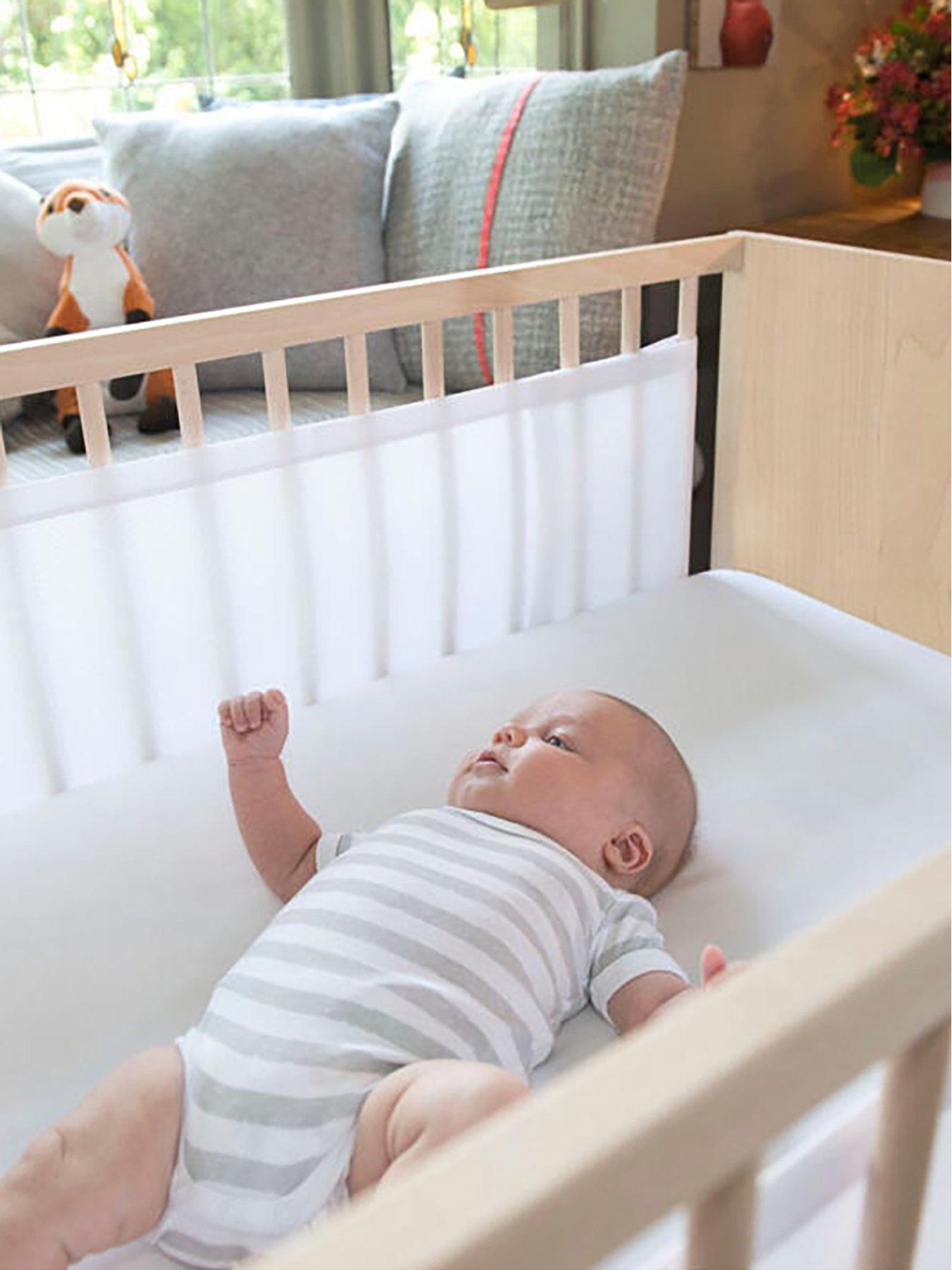 Image 1 of 6 of Airwrap Mesh 2 Sided Cot Liner, White