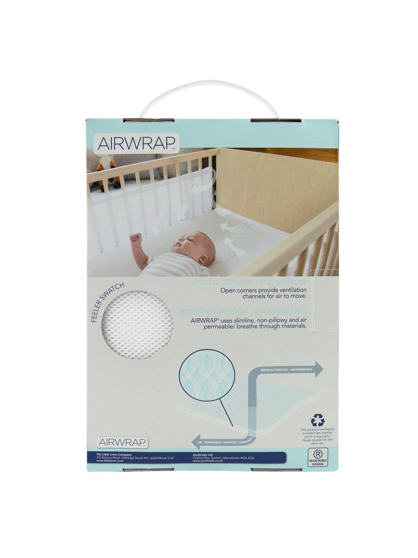 Image 4 of 6 of Airwrap Mesh 2 Sided Cot Liner, White