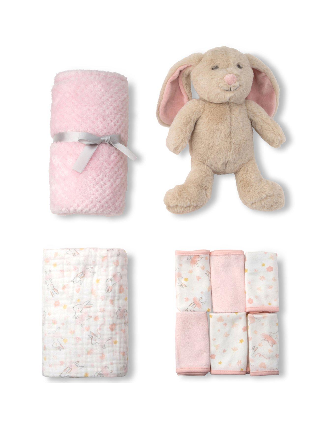 Image 2 of 2 of The Little Linen Company Boxed Gift Set- Ballerina Bunny