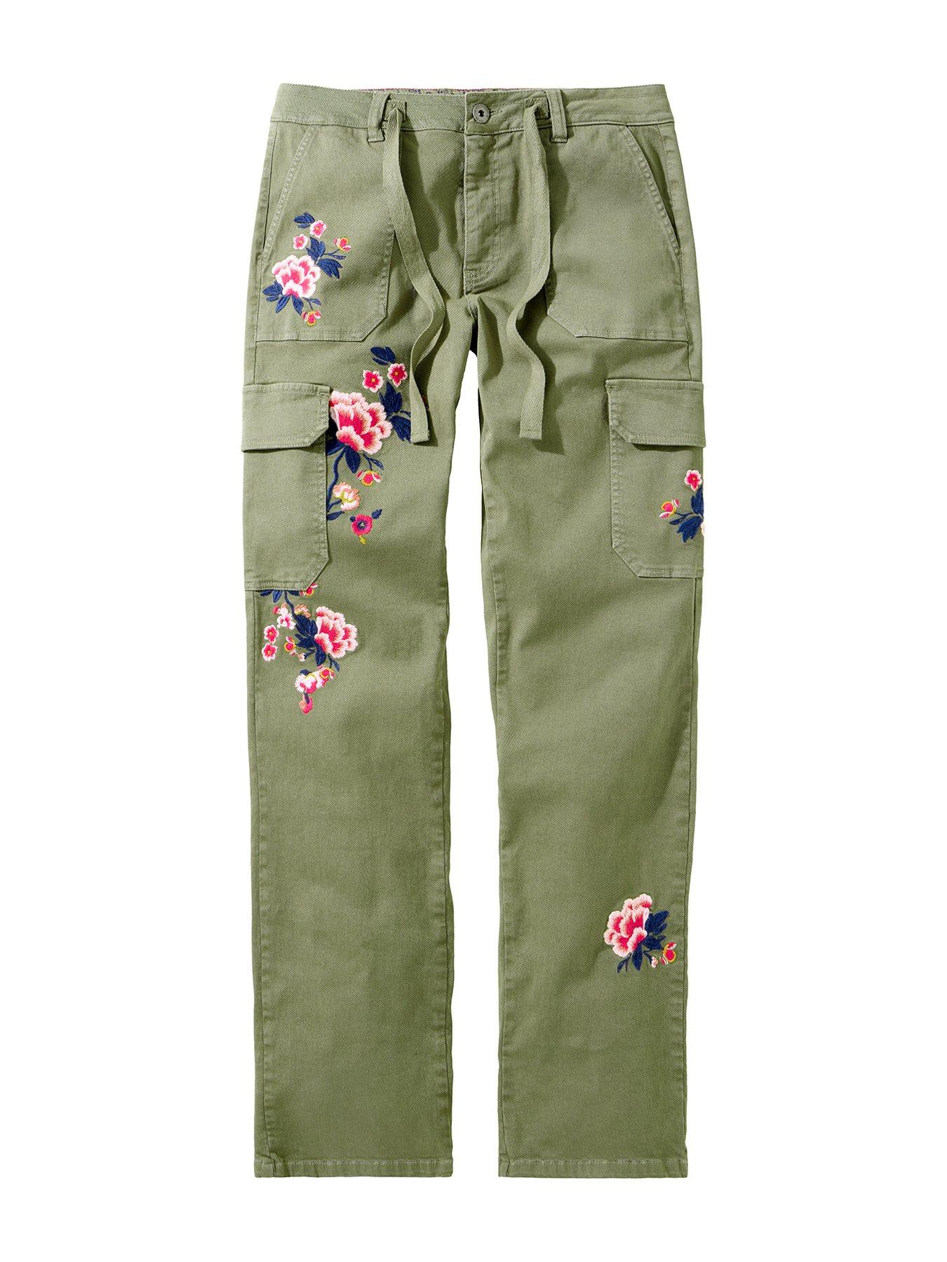 Image 5 of 5 of Joe Browns Patsy Embroidered Cargo Pants - Khaki