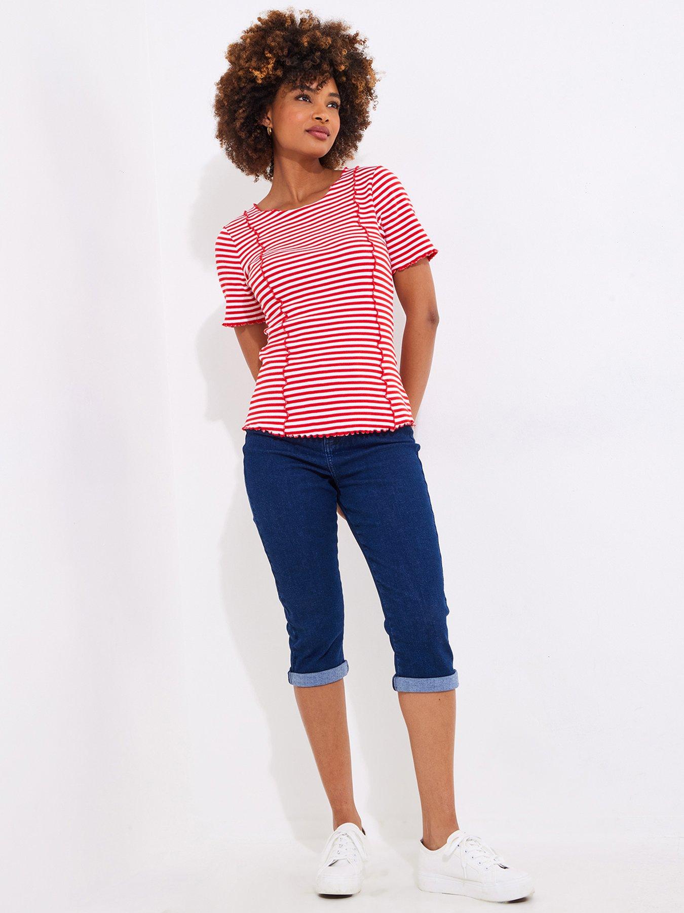 undefined Pixie Indigo Capri Pants - Indigo