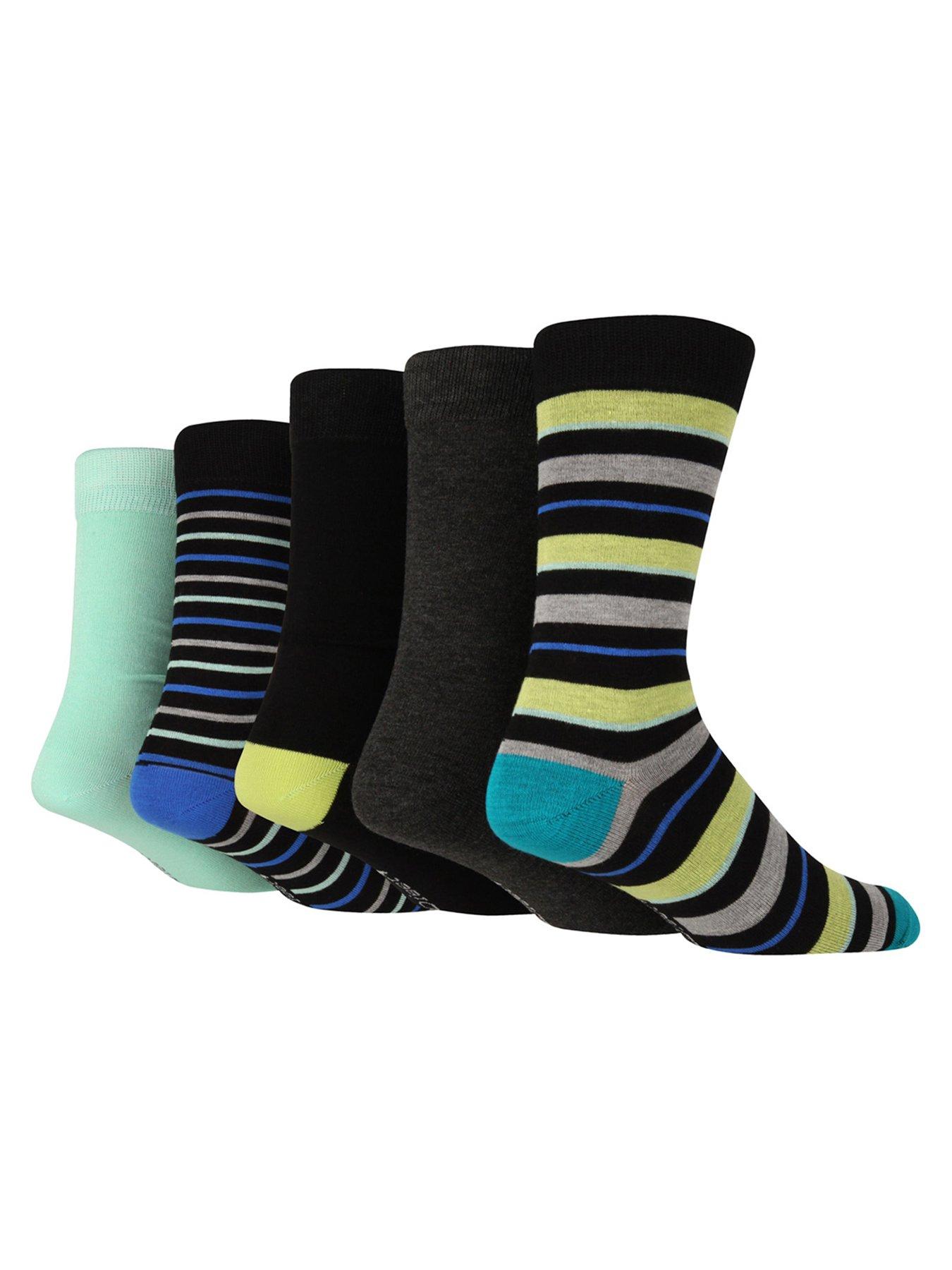 undefined 5 Pack Bamboo Crew Socks - Multi