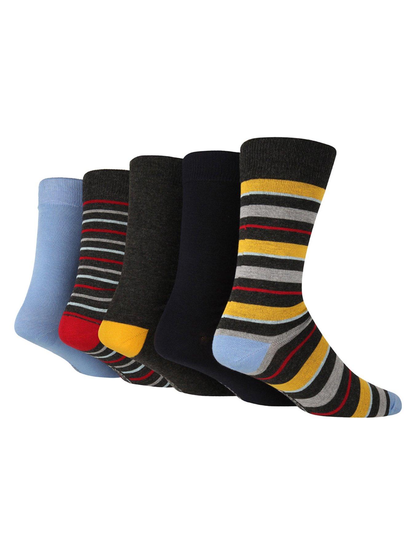 undefined 5 Pack Bamboo Crew Socks - Multi