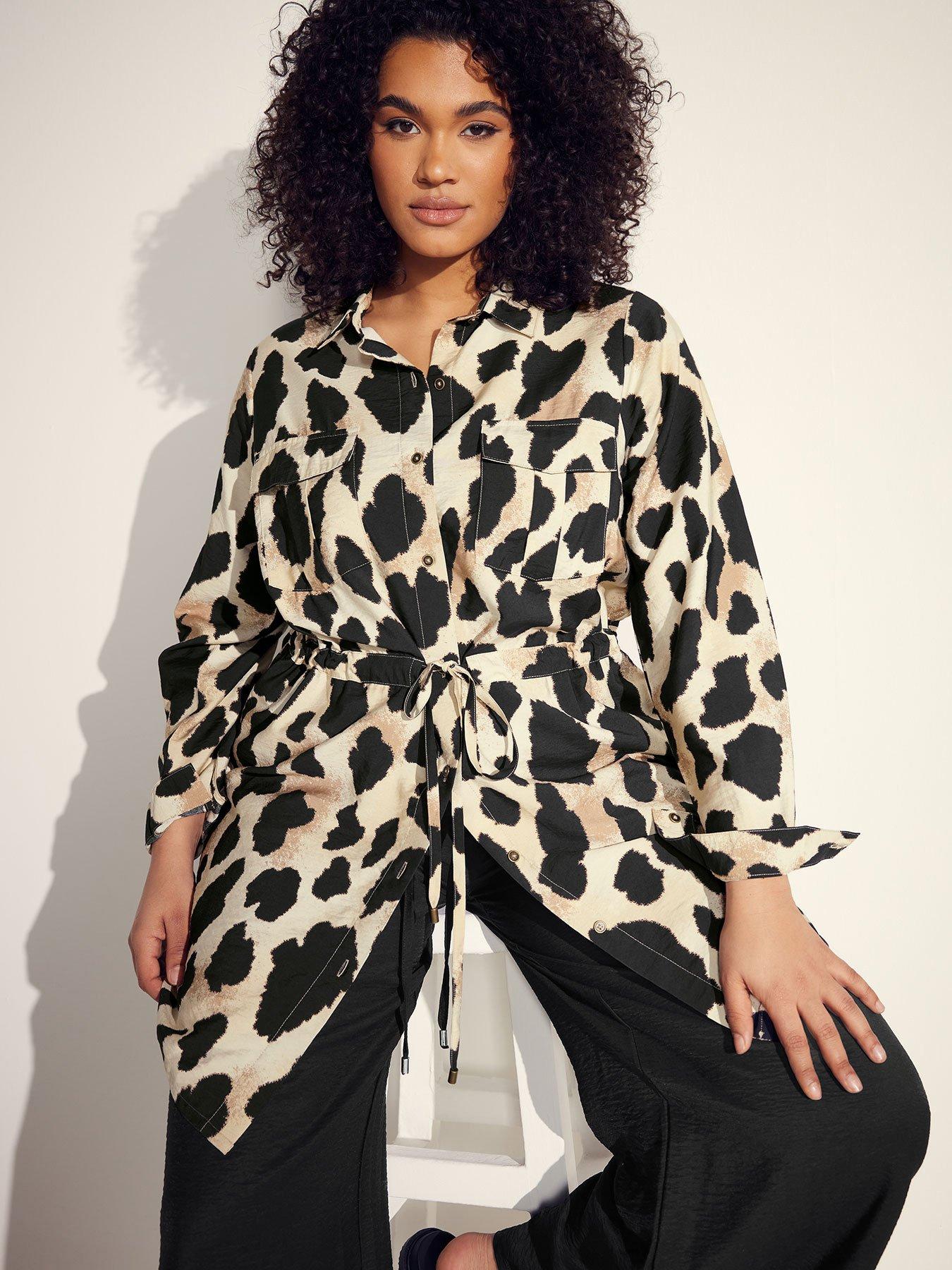 evans-animal-print-utility-tunic