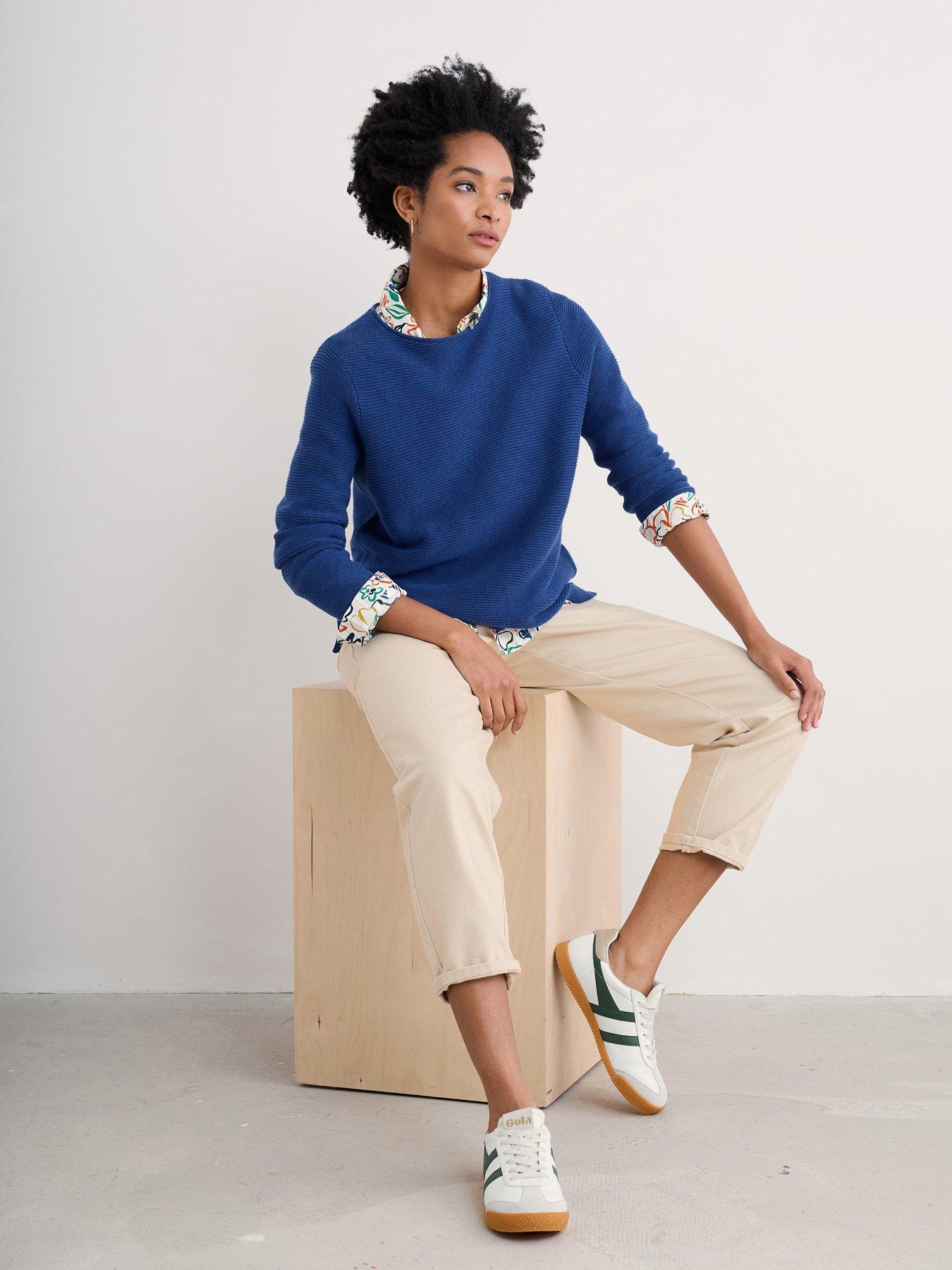  image of seasalt-cornwall-makers-jumper-blue