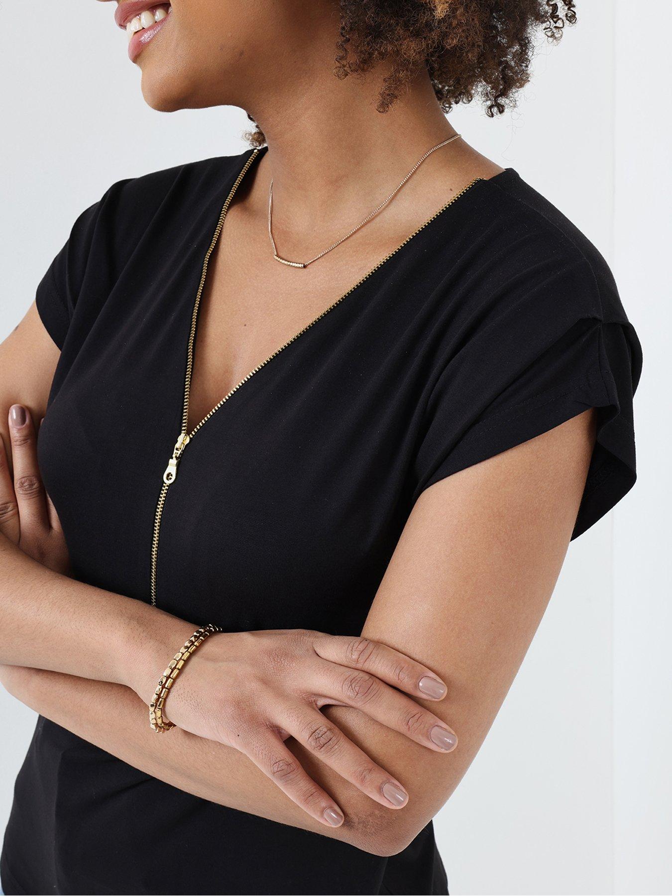  image of joe-browns-zip-it-up-cap-sleeve-jersey-top-black