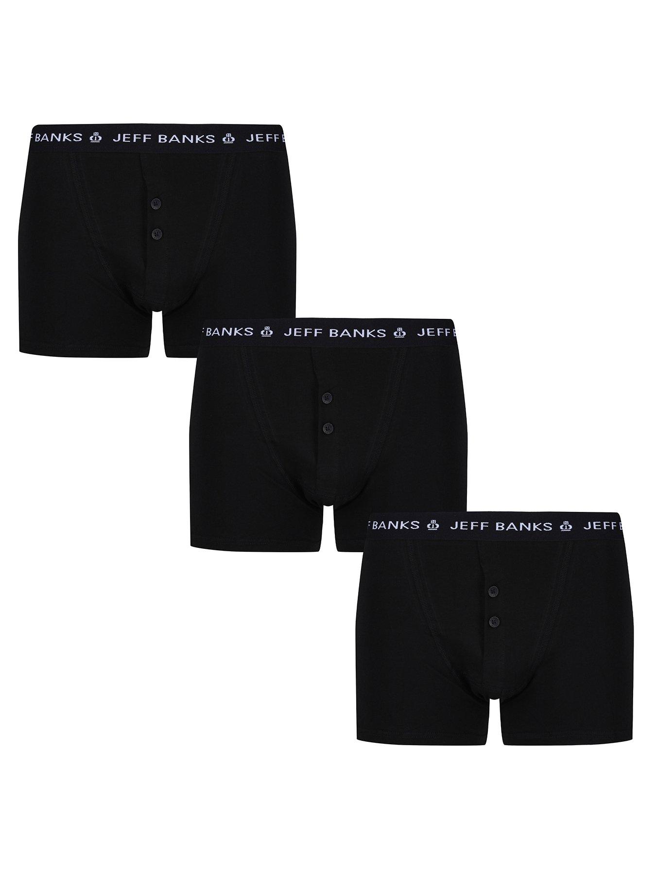 undefined Brighton Boxers 3 Pack - Black