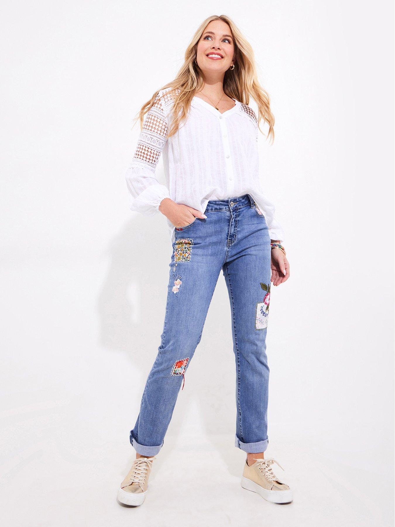  image of joe-browns-laura-linen-blend-blouse-white